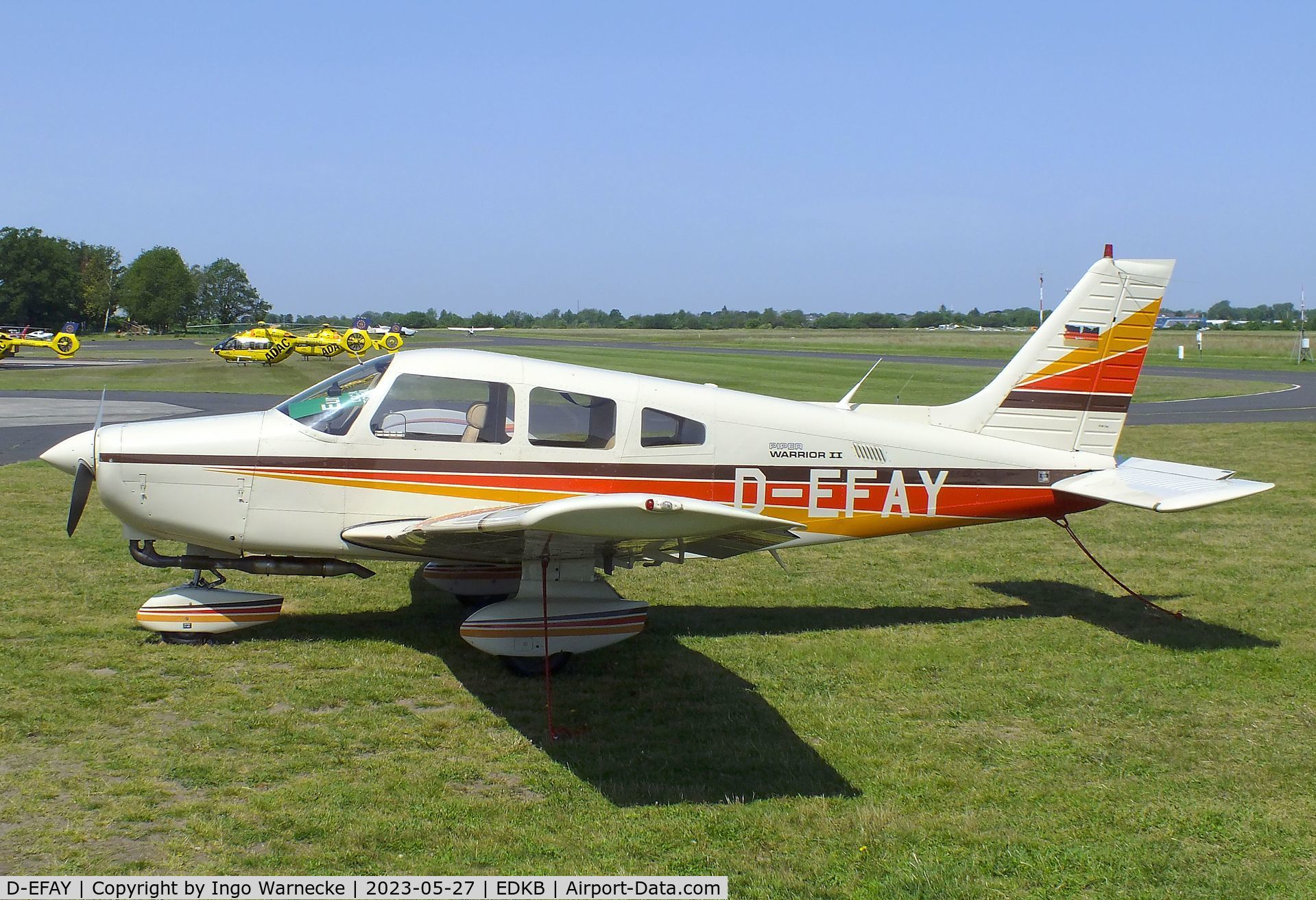 D-EFAY, 1985 Piper PA-28-161 C/N 288516070, Piper PA-28-161 Warrior II at Bonn-Hangelar airfield '2305