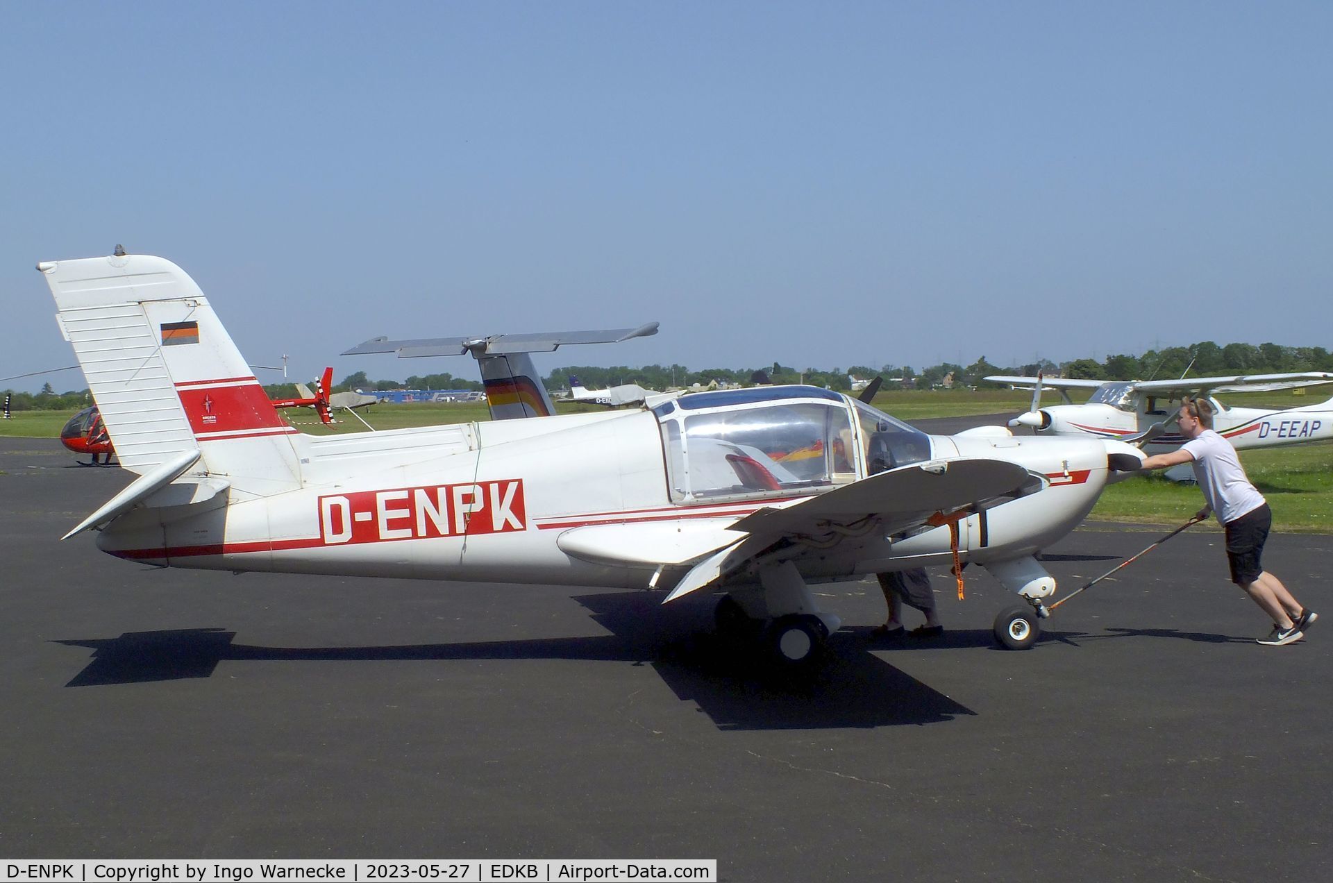 D-ENPK, Socata MS-883 Rallye 115 C/N 1683, SOCATA MS.883 Rallye 115 at Bonn-Hangelar airfield '2305