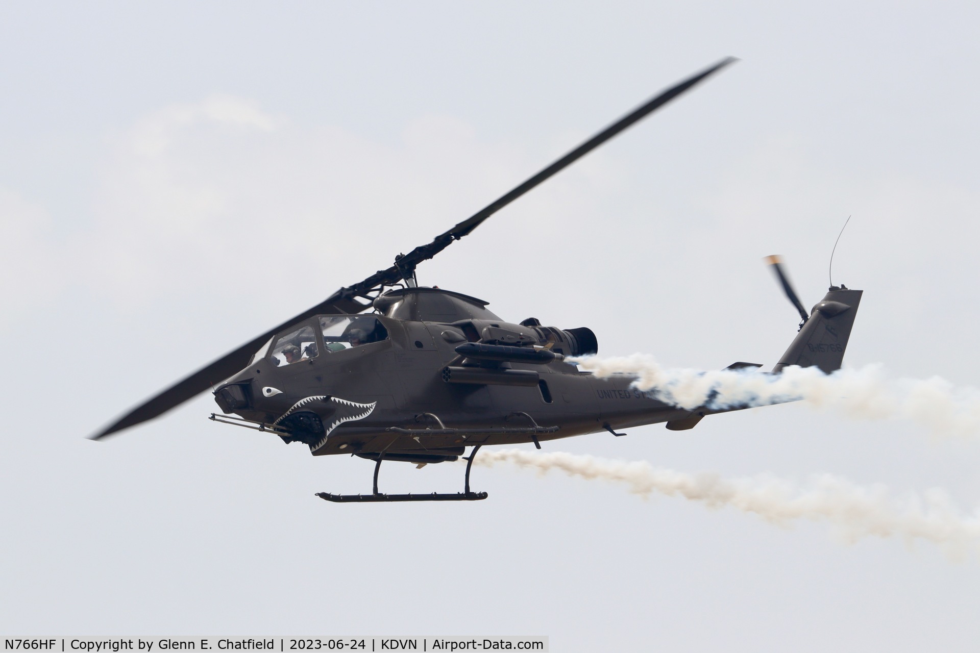 N766HF, Bell AH-1F Cobra C/N 67-15766, At the Quad Cities Airshow