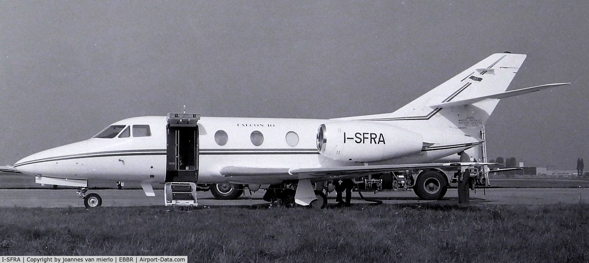 I-SFRA, Dassault Falcon 10 C/N 00000000, Brussels