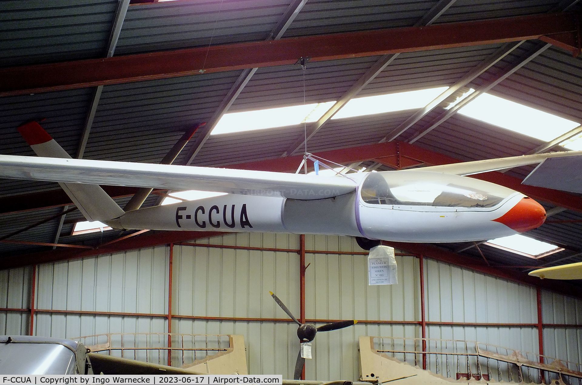 F-CCUA, 1965 Siren C.30S Edelweiss C/N 1, Siren C.30S Edelweiss at the Musee de l'Epopee de l'Industrie et de l'Aeronautique, Albert