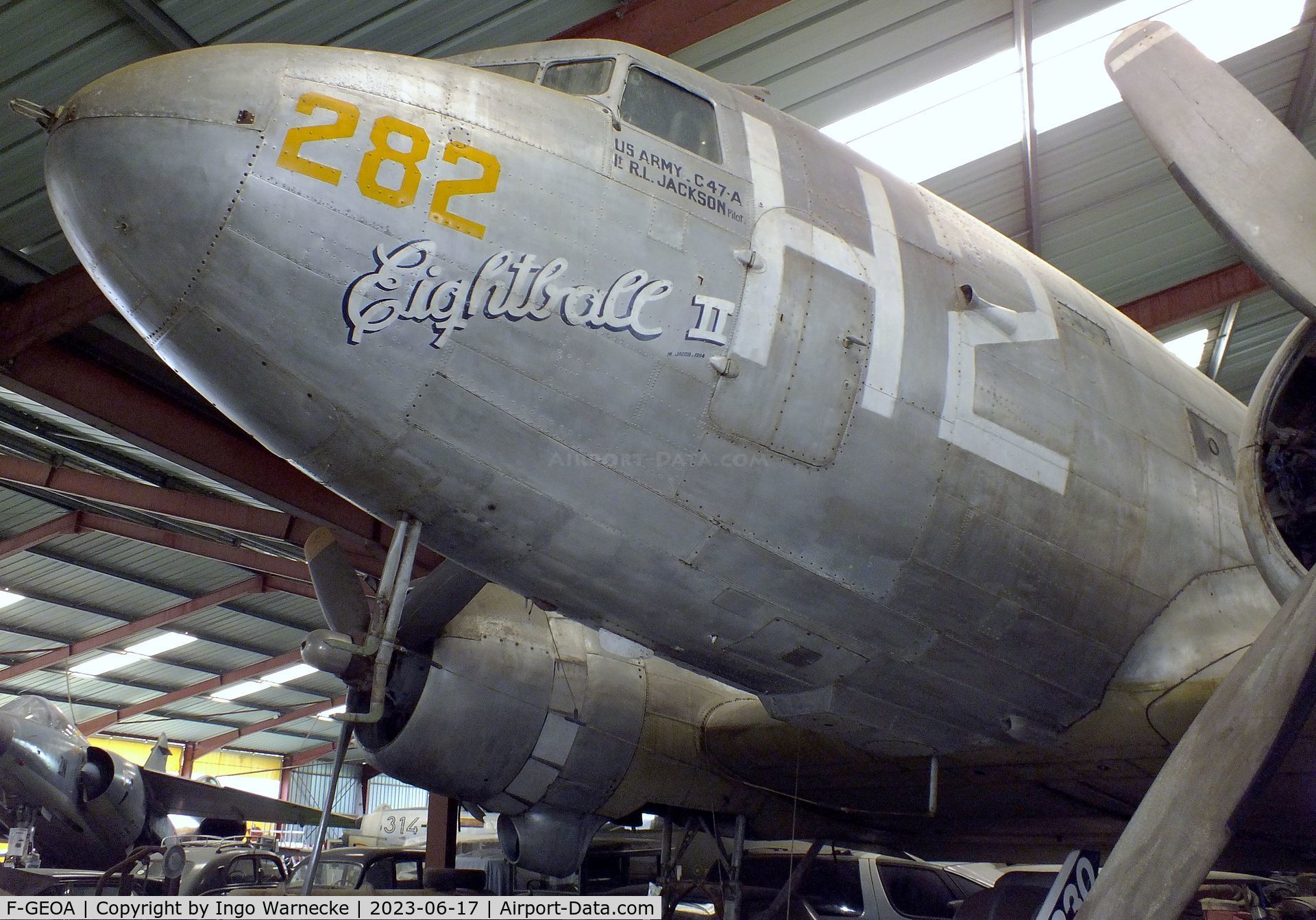 F-GEOA, 1945 Douglas C-47B C/N 32752, Douglas C-47B Skytrain at the Musee de l'Epopee de l'Industrie et de l'Aeronautique, Albert
