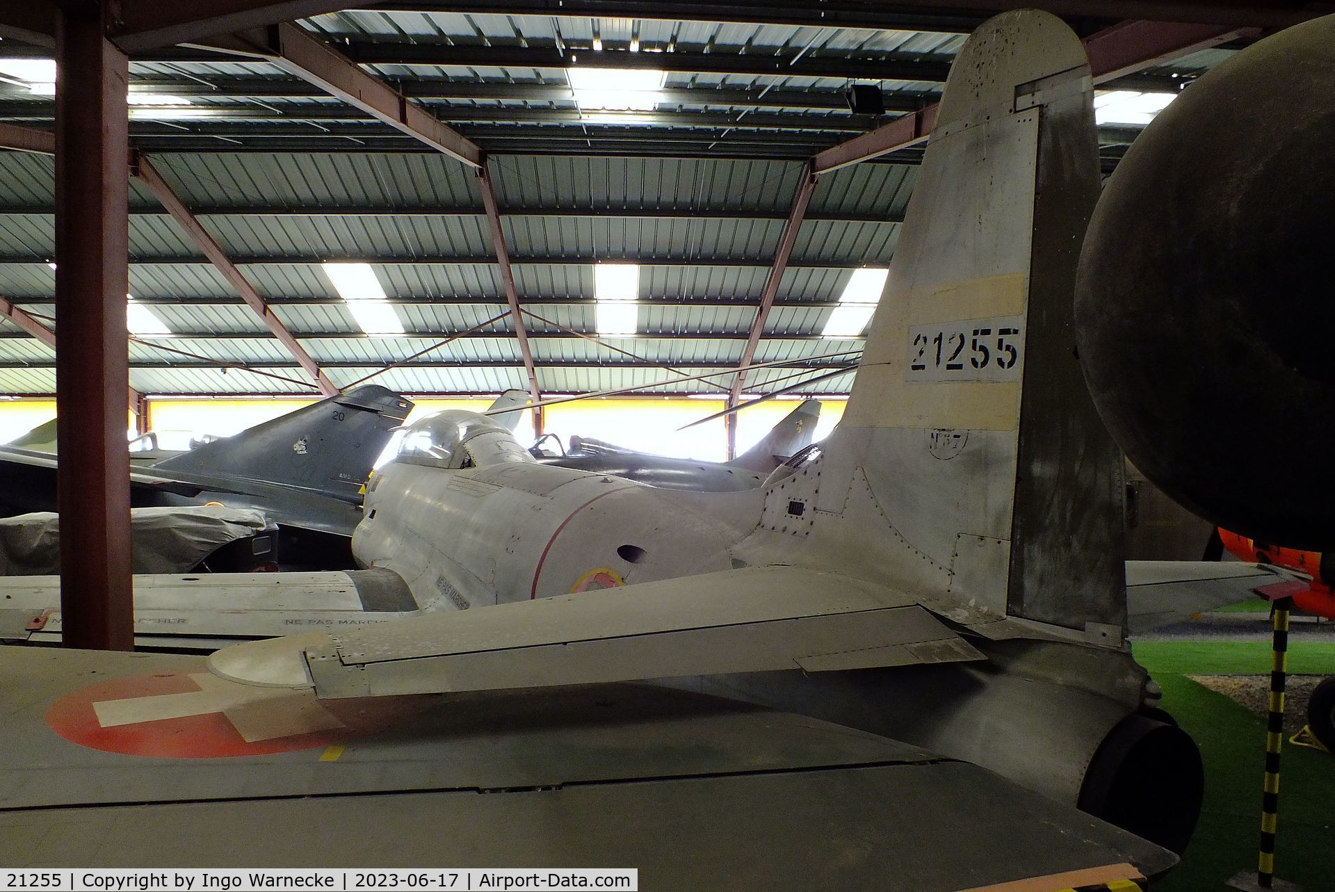 21255, Lockheed T-33A Shooting Star C/N 21255, Lockheed T-33A at the Musee de l'Epopee de l'Industrie et de l'Aeronautique, Albert