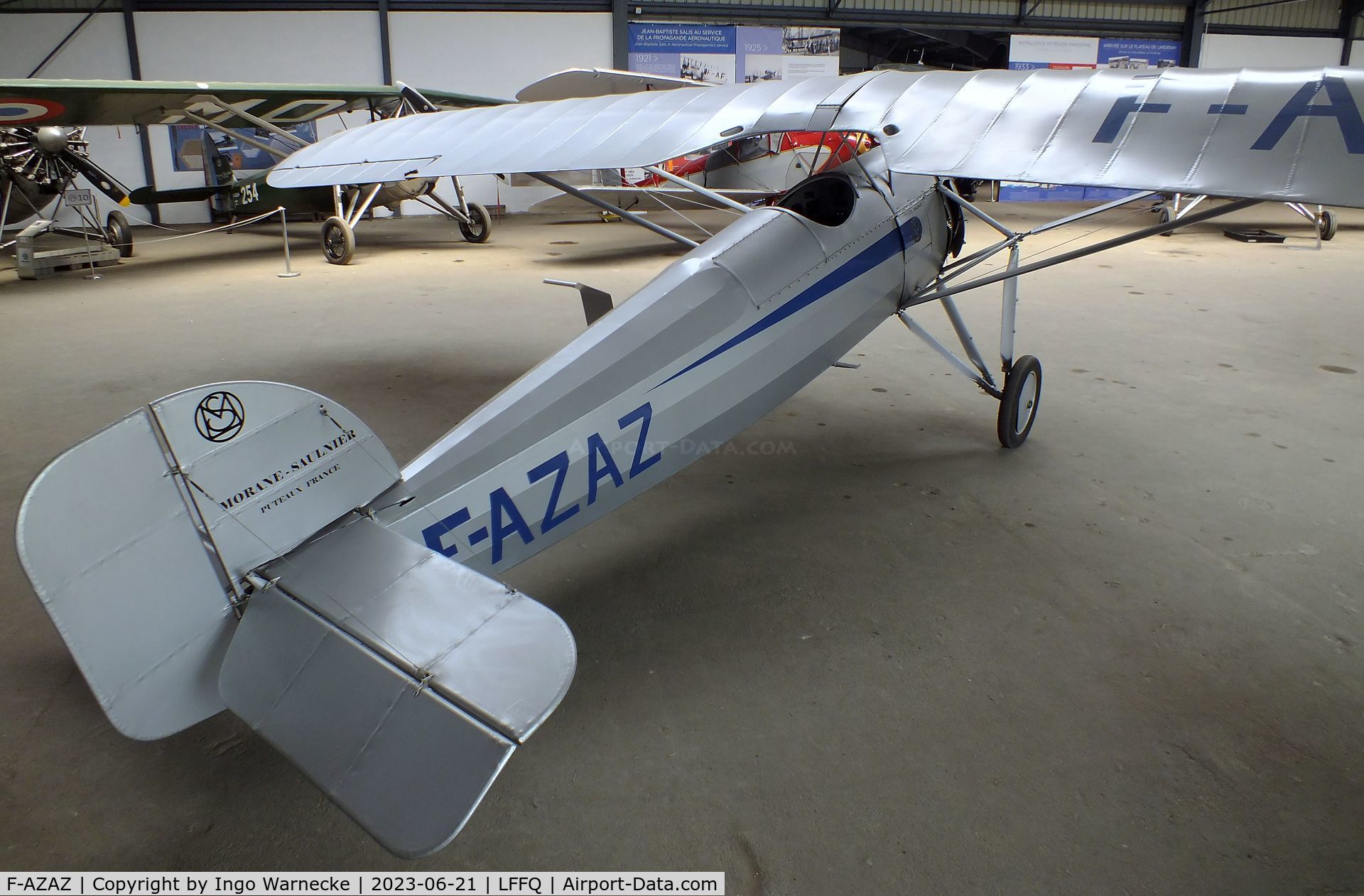F-AZAZ, Morane-Saulnier MS-185 C/N 01, Morane-Saulnier MS.185 at the Musee Volant Salis/Aero Vintage Academy, Cerny