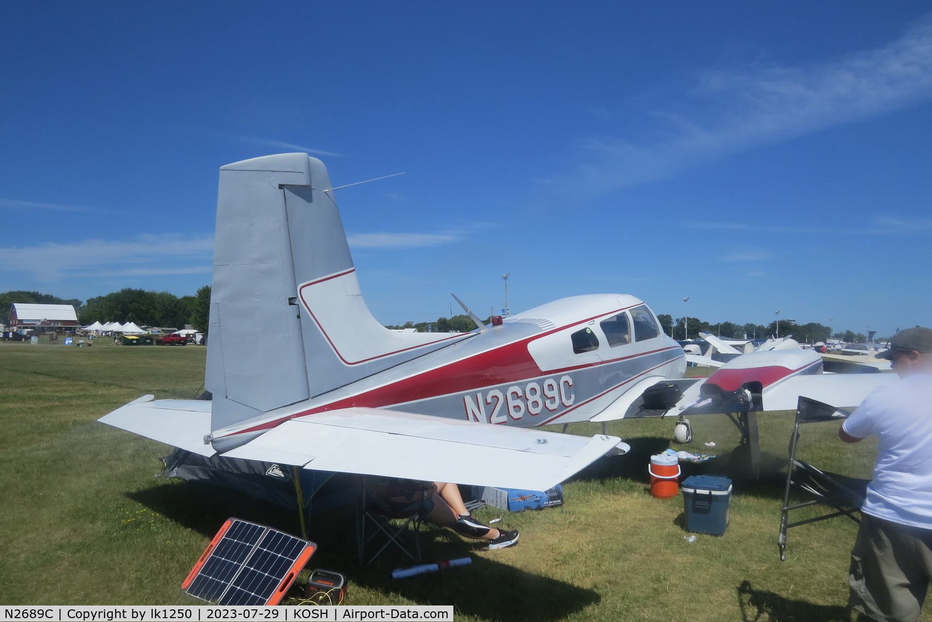 N2689C, 1955 Cessna 310 C/N 35089, This Cessna 310 was at EAA AirVenture 2023