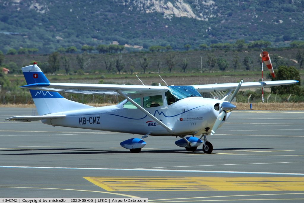 HB-CMZ, 1965 Cessna 182H Skylane C/N 18256287, Parked