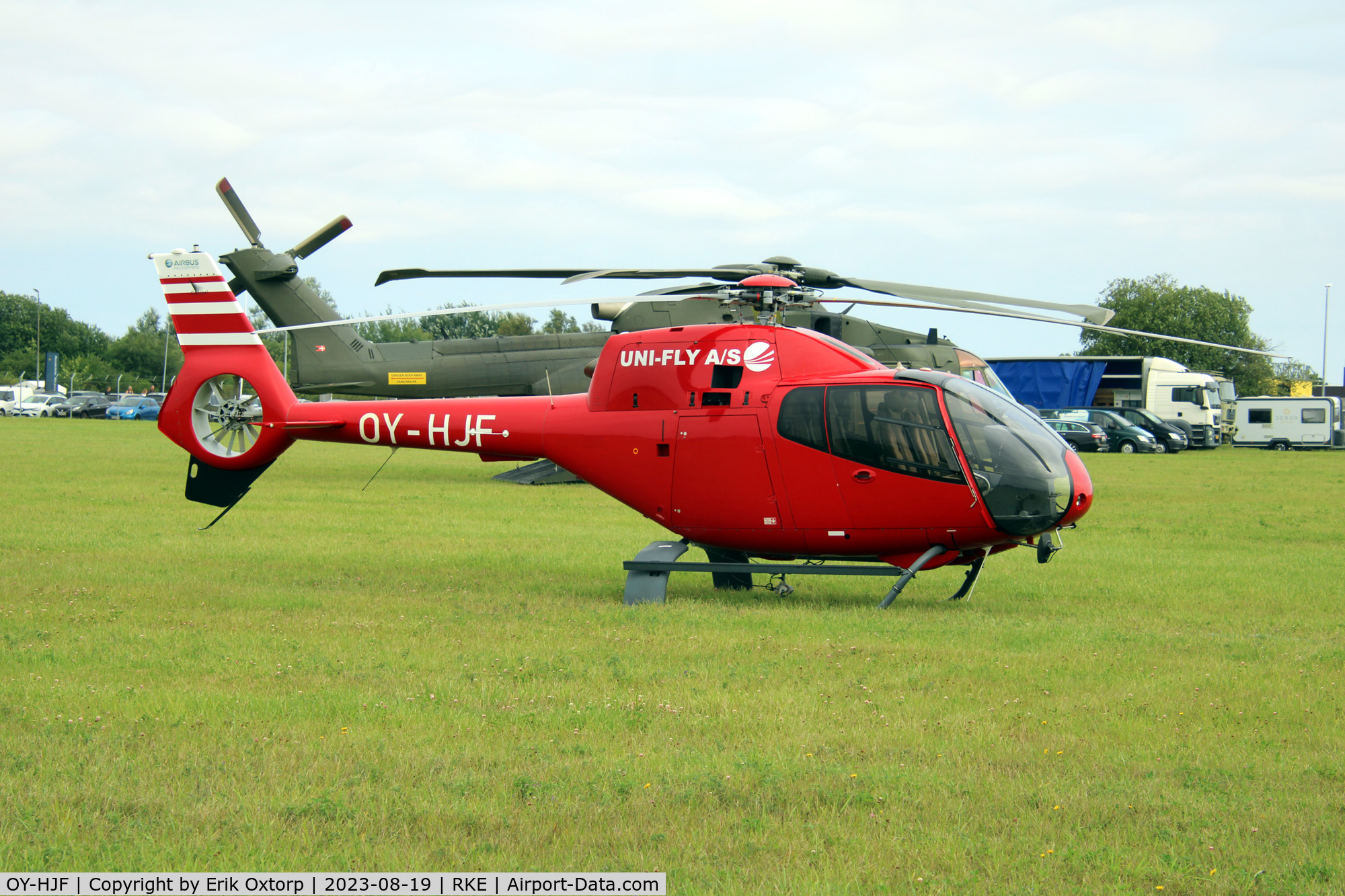 OY-HJF, 2007 Eurocopter EC-120B Colibri C/N 1503, OY-HJF at the Roskilde Airshow