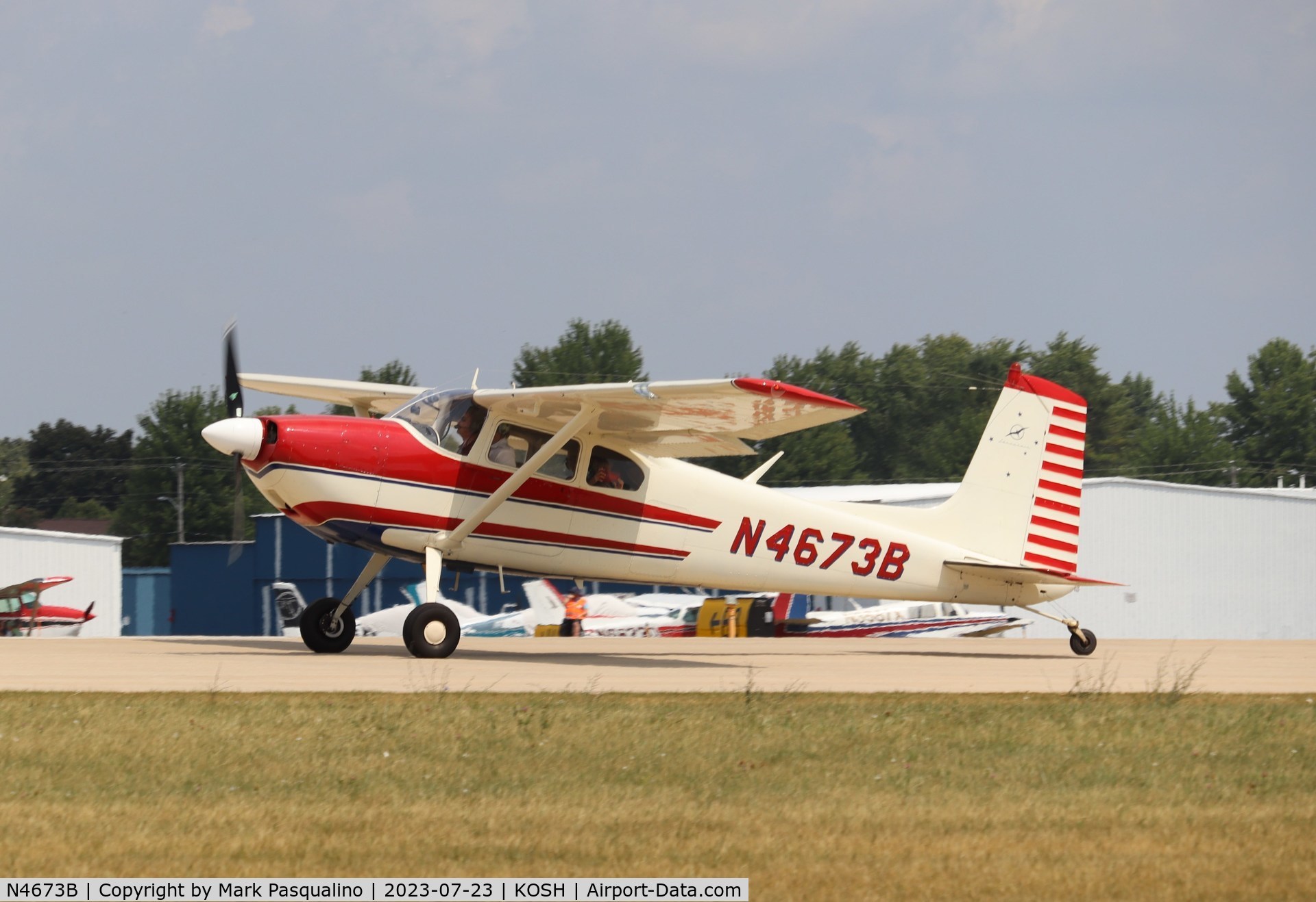 N4673B, 1955 Cessna 180 C/N 31571, Cessna 180