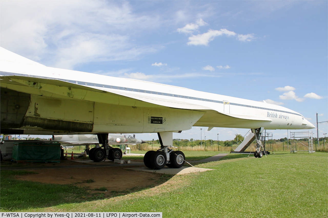 F-WTSA, 1973 Aerospatiale-BAC Concorde 101 C/N 02, Aerospatiale-BAC Concorde 102, Delta Athis Museum, Paray near Paris-Orly Airport.