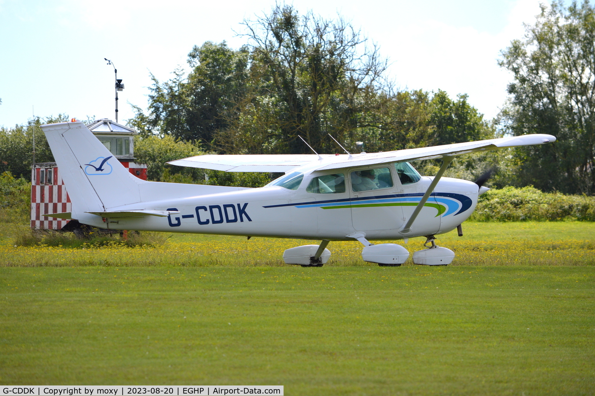 G-CDDK, 1974 Cessna 172M Skyhawk C/N 172-65258, Cessna 172M Skyhawk at Popham. Ex TF-SIX