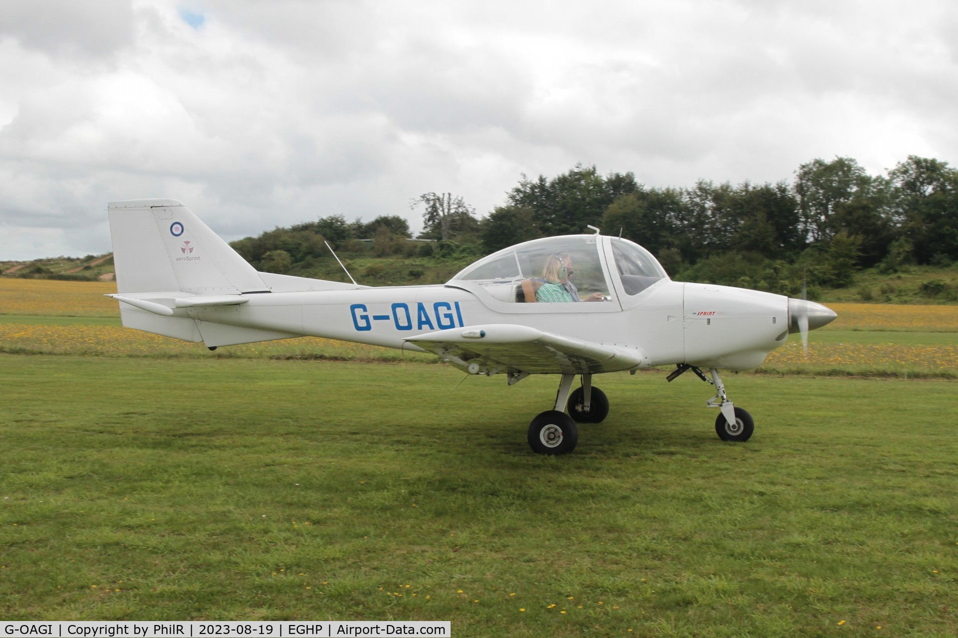 G-OAGI, 1993 FLS Aerospace Sprint 160 C/N 001, G-OAGI 1993 FLS Aerospace (Lovaux) Ltd Sprint 160 LAA Rally Popham