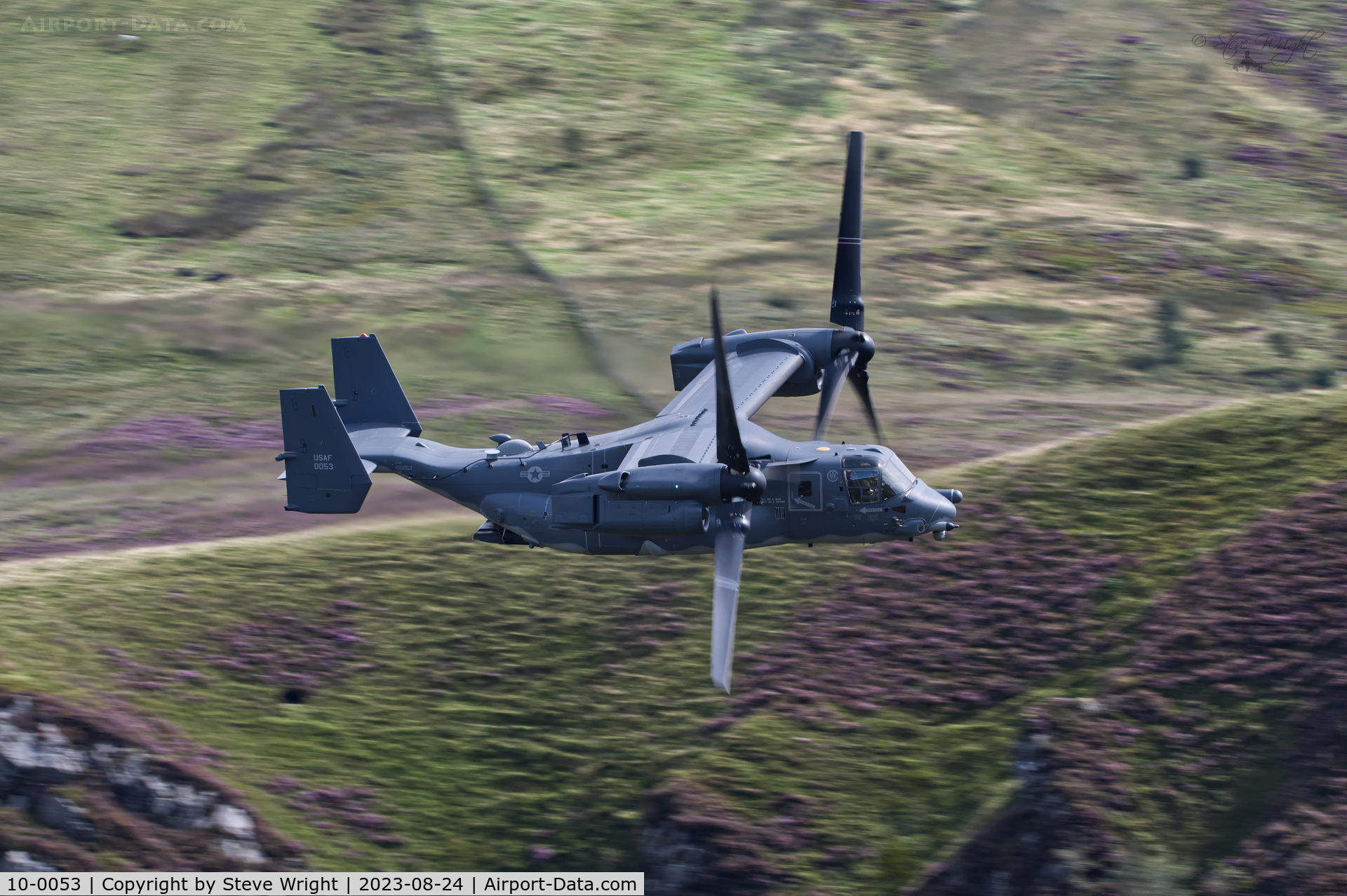 10-0053, 2010 Bell-Boeing CV-22B Osprey Osprey C/N D1029, Cad West, Mach Loop. Wales UK