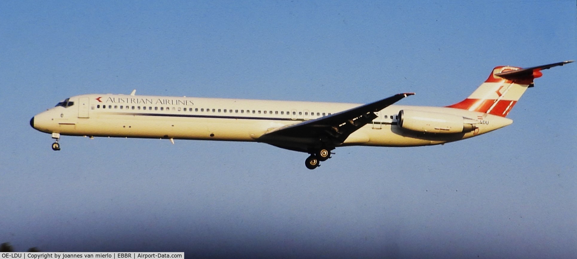 OE-LDU, 1981 McDonnell Douglas MD-82 (DC-9-82) C/N 48019, Slide scan