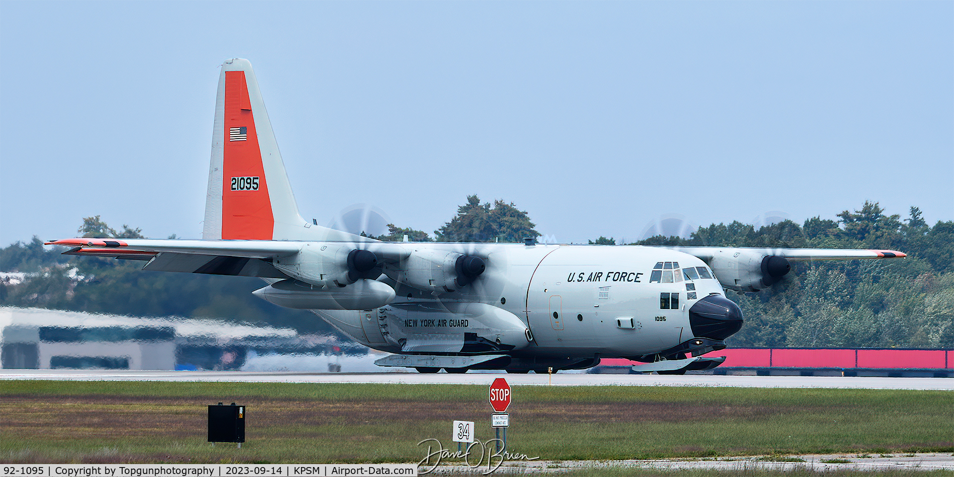 92-1095, 1992 Lockheed LC-130H Hercules C/N 382-5405, SKIER95 in for static duty for the Portsmouth Air Show 2023