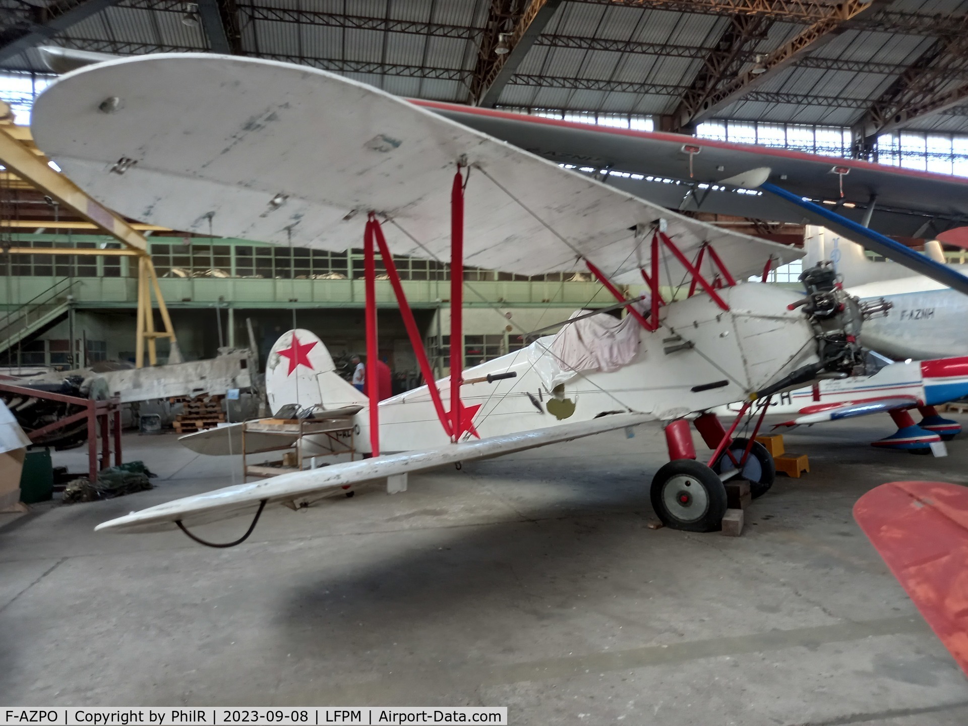 F-AZPO, Polikarpov Po-2 C/N 49026, F-AZPO Polikarpov Po.2 Musee De L'Aviation de Melun-Villaroche
