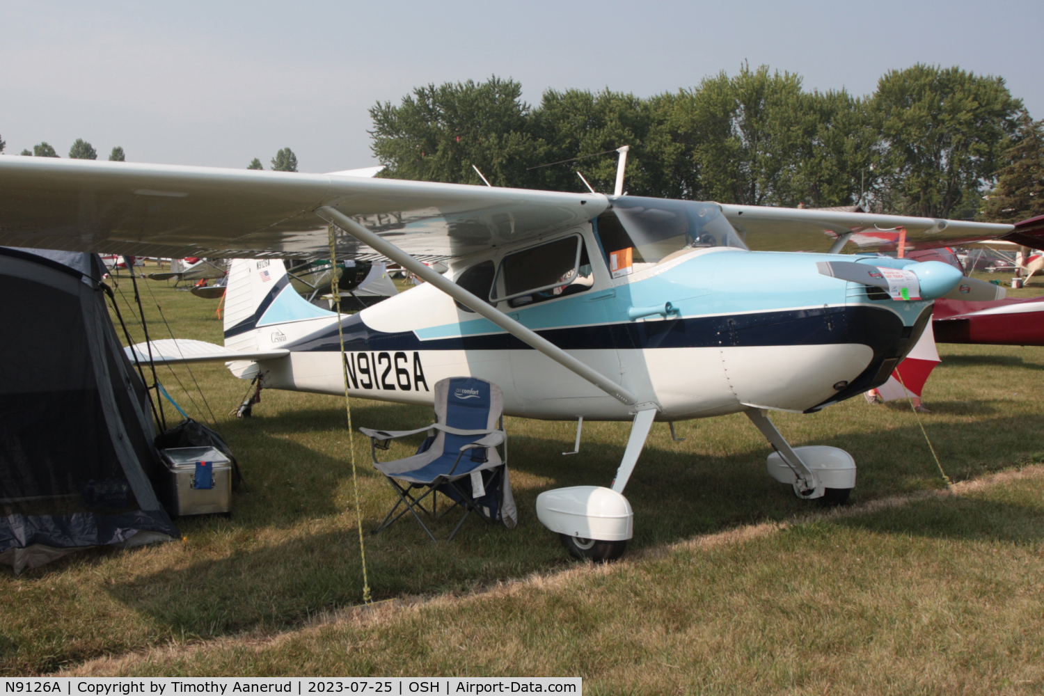 N9126A, 1950 Cessna 170A C/N 19417, 1950 Cessna 170A, c/n: 19417. AirVenture 2023