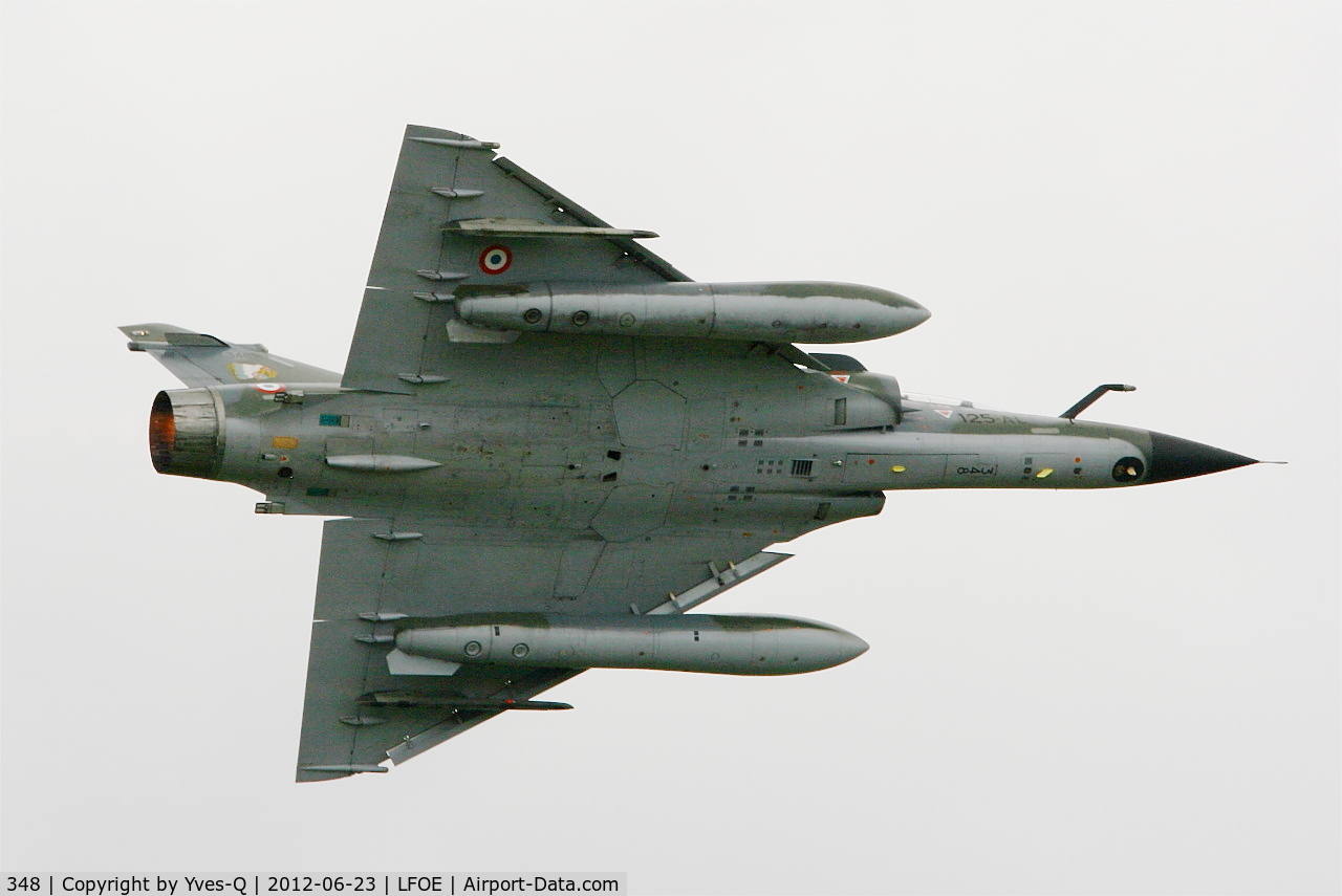 348, Dassault Mirage 2000N C/N 302, Dassault Mirage 2000N, Ramex Delta display, Evreux-Fauville Air Base 105 (LFOE)