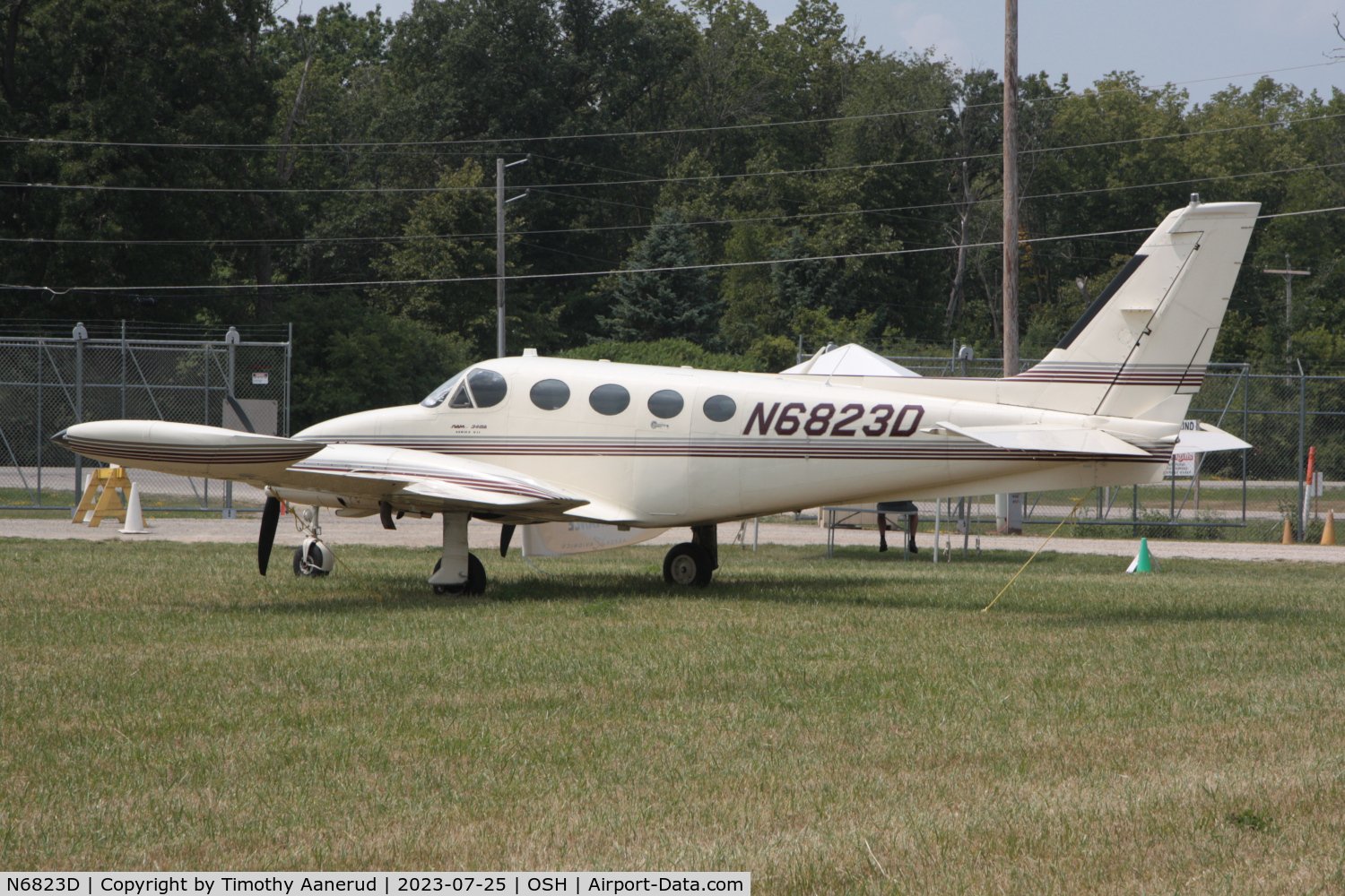 N6823D, 1980 Cessna 340A C/N 340A1042, 1980 Cessna 340A, c/n: 340A1042. AirVenture 2023