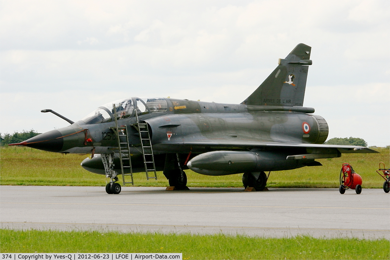 374, Dassault Mirage 2000N C/N not found 374, Dassault Mirage 2000N, Flight line, Evreux-Fauville Air Base 105 (LFOE)