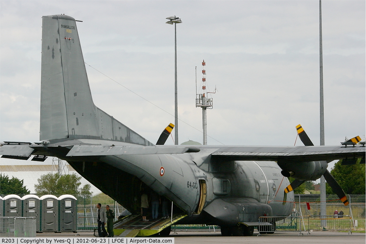 R203, Transall C-160R C/N 203, Transall C-160R, Static display, Evreux-Fauville Air Base 105 (LFOE)