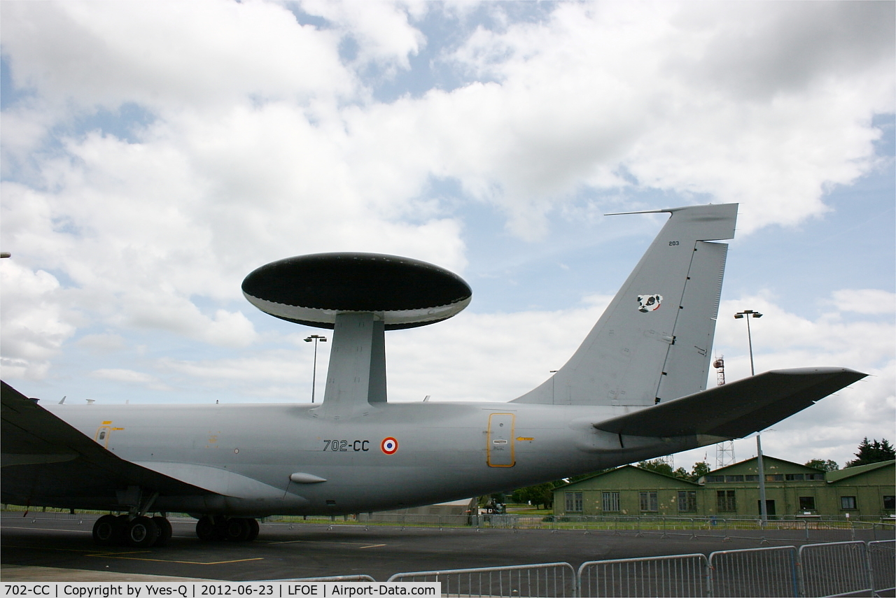 702-CC, Boeing E-3F SDCA C/N 24117, Boeing E-3F SDCA, Static display, Evreux-Fauville Air Base 105 (LFOE)