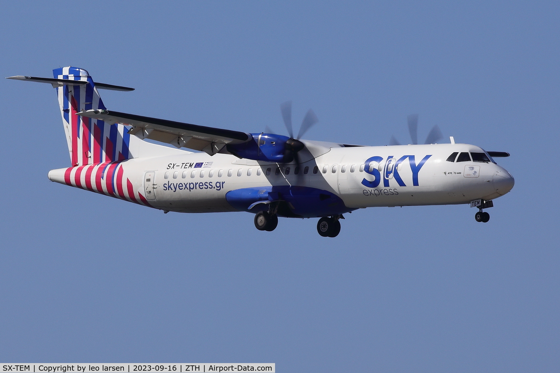SX-TEM, 2021 ATR 72-600 C/N 1640, ZTH 16.9.2023