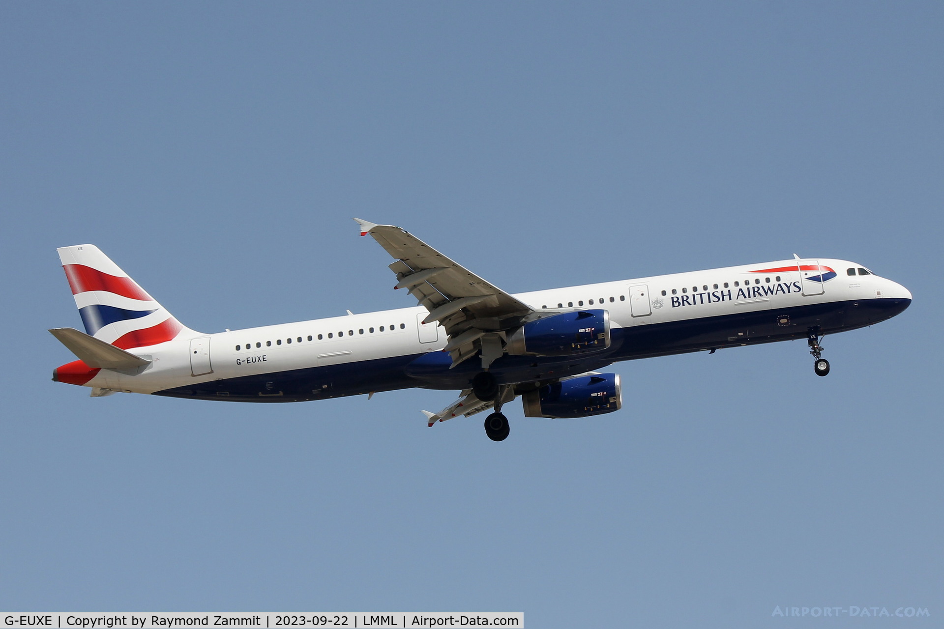 G-EUXE, 2004 Airbus A321-231 C/N 2323, A321 G-EUXE British Airways