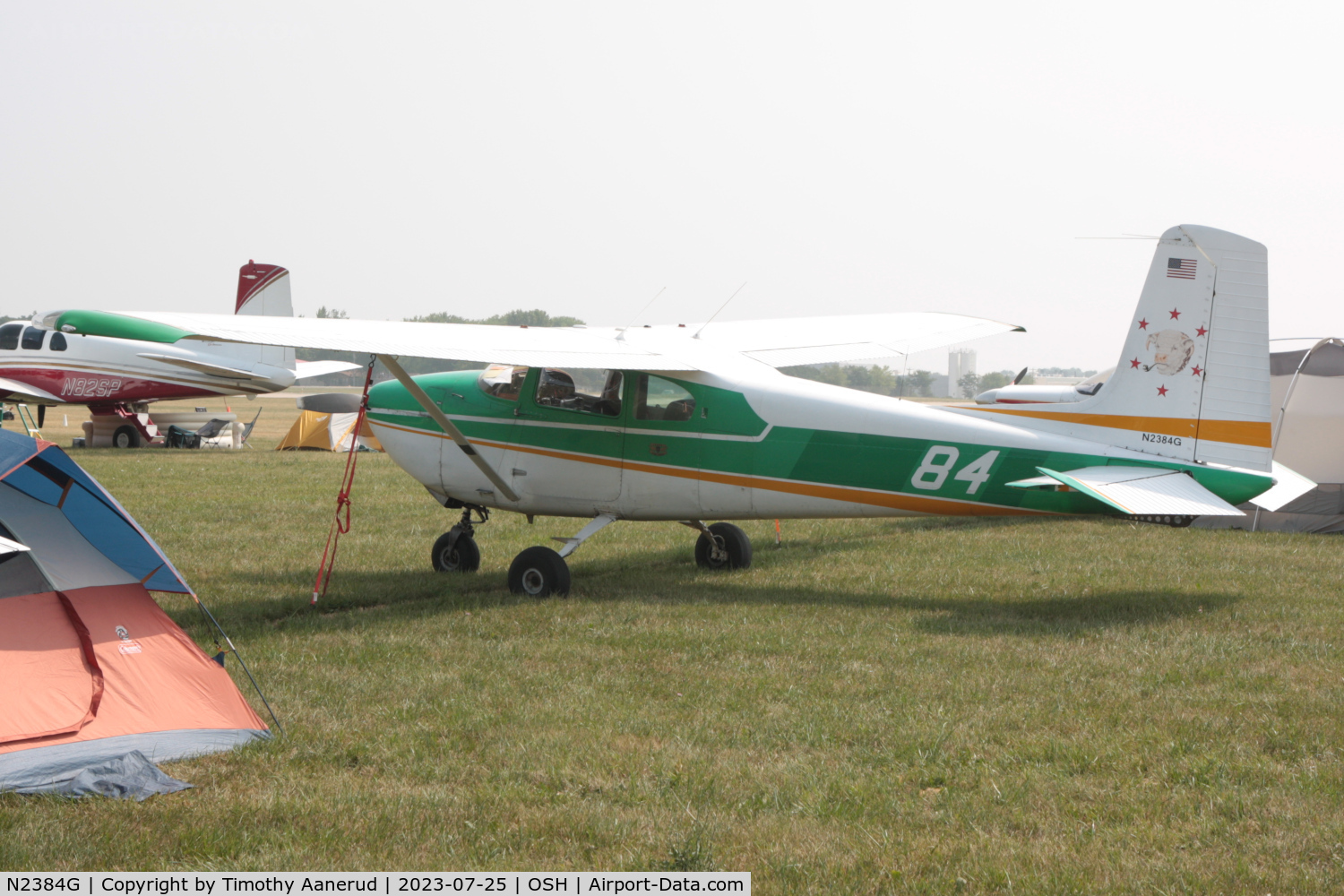 N2384G, 1958 Cessna 182B Skylane C/N 51684, 1958 Cessna 182B, c/n: 51684. AirVenture 2023