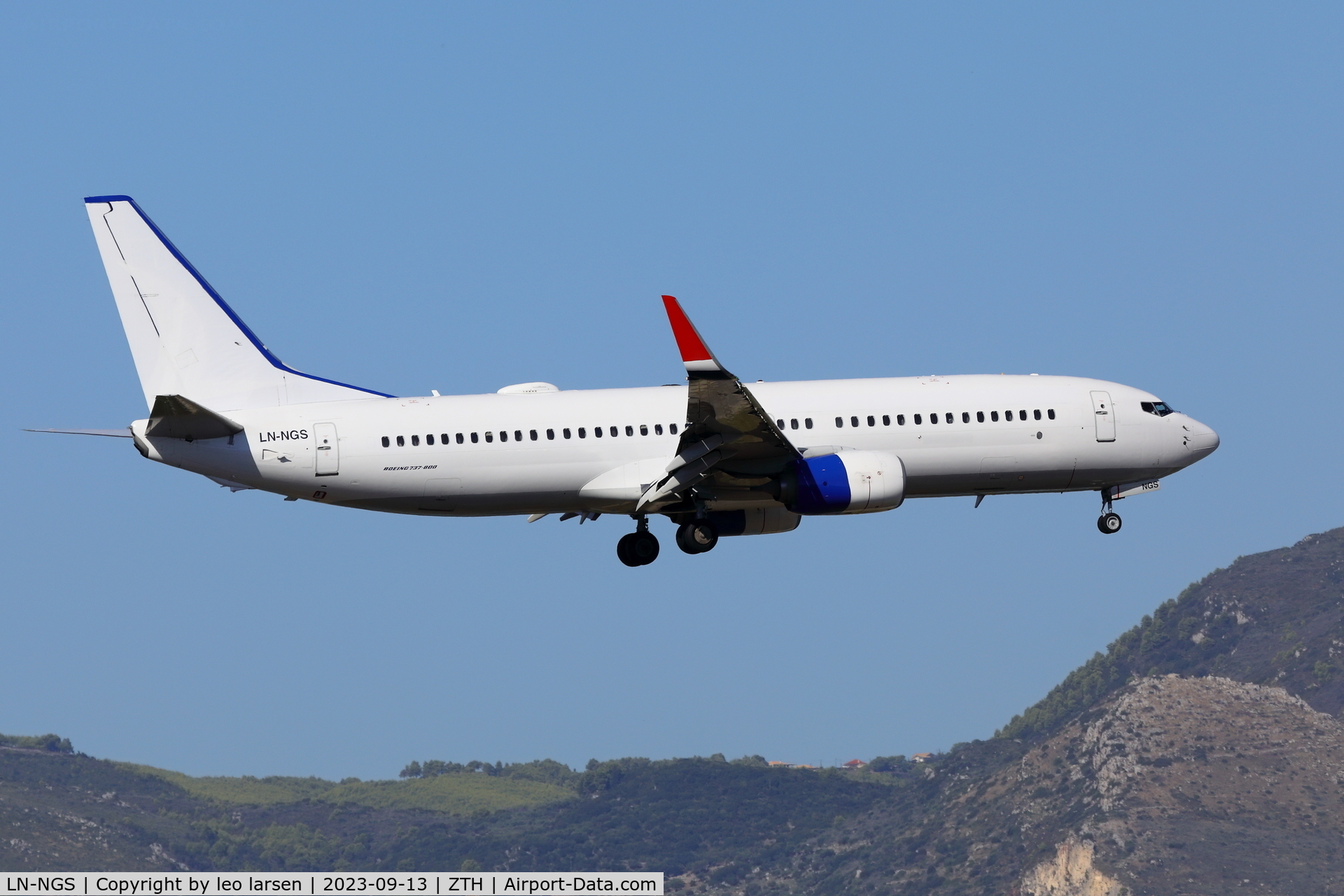 LN-NGS, 2014 Boeing 737-8JP C/N 39029, ZTH 13.9.2023