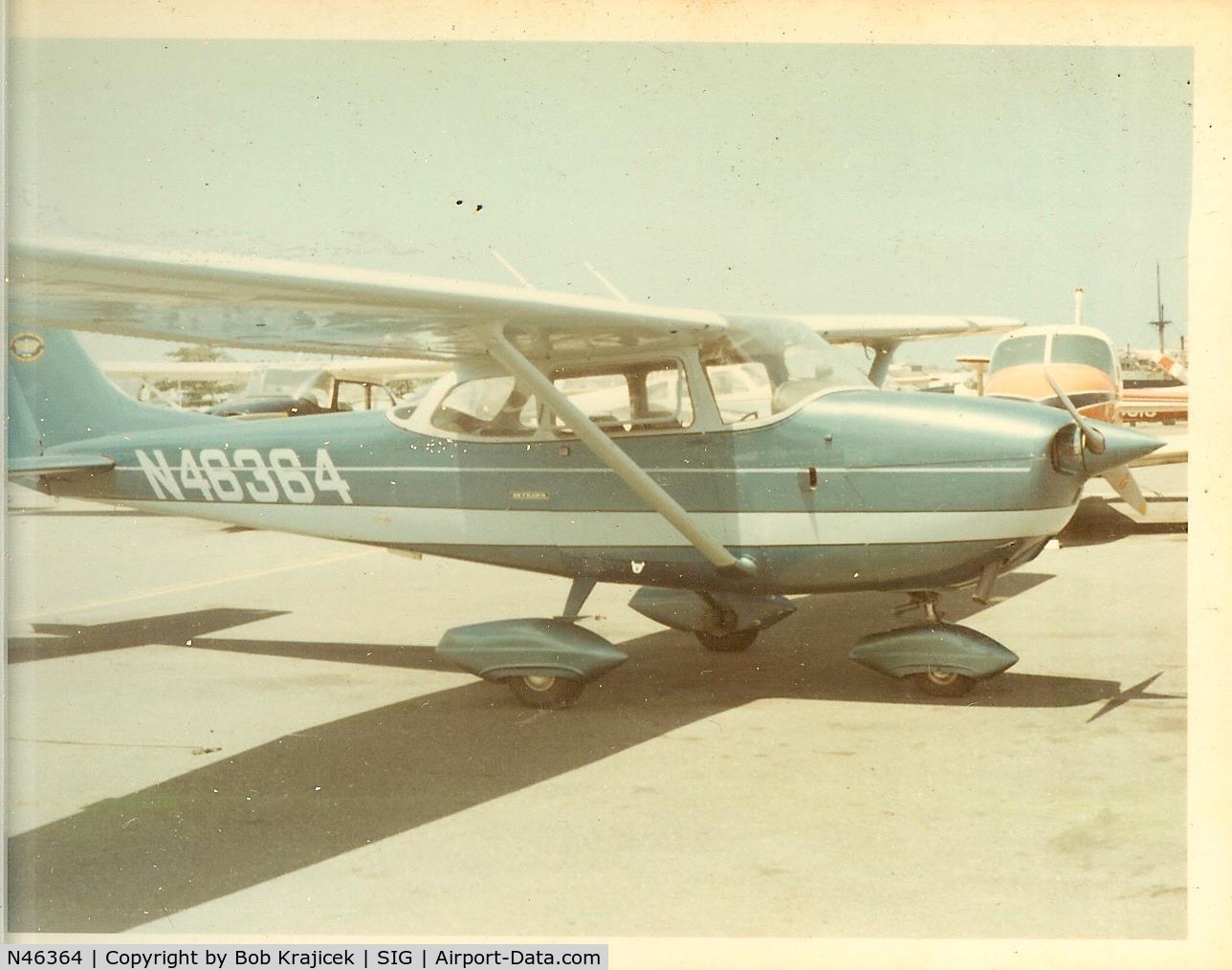 N46364, 1968 Cessna 172K Skyhawk C/N 17257215, Very old photo of the plane. Flew well at that time!
