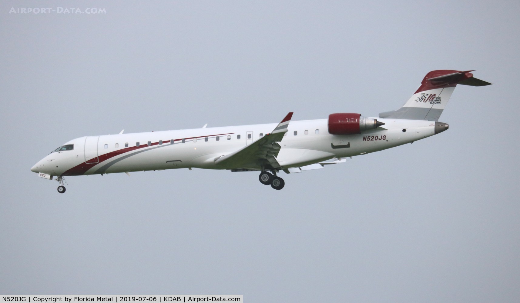 N520JG, 2002 Bombardier CRJ-701ER (CL-600-2C10) Regional Jet C/N 10052, Joe Gibbs Racing zx