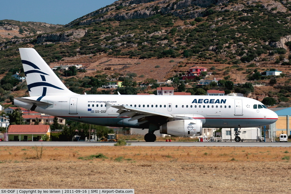SX-DGF, 2005 Airbus A319-132 C/N 2468, Samos 16.9.2011