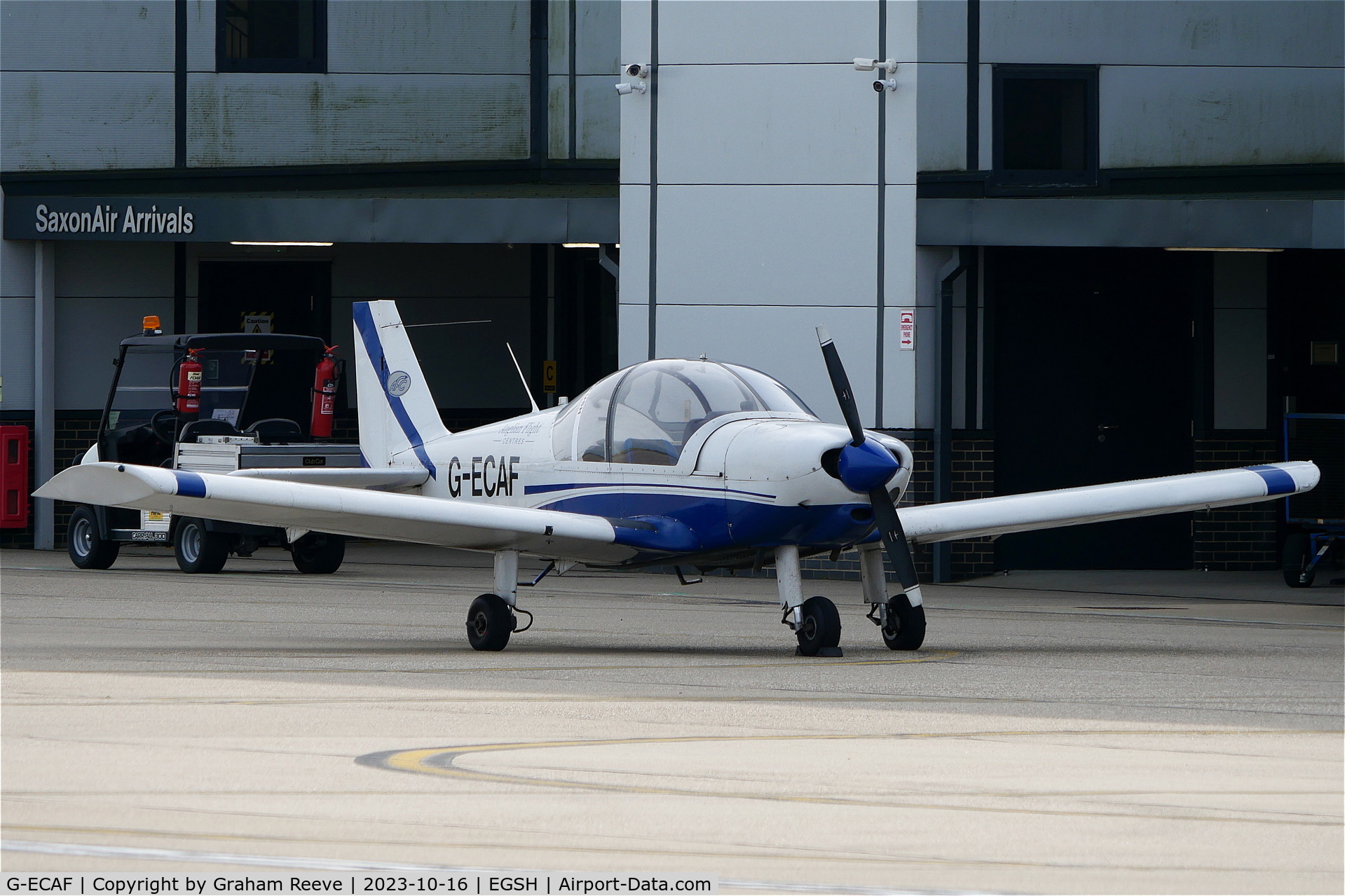 G-ECAF, 2000 Robin HR-200-120B C/N 345, Parked at Norwich.