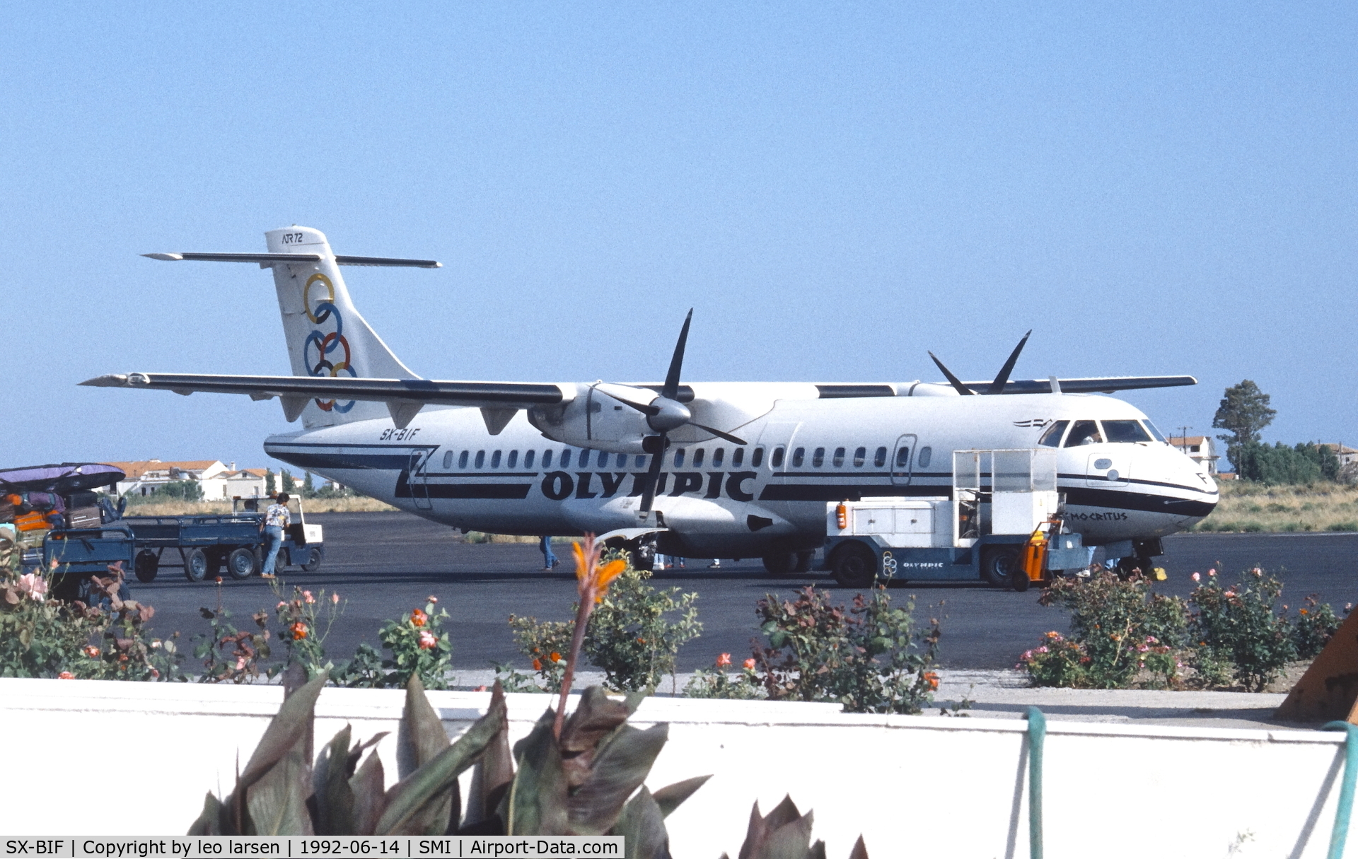 SX-BIF, 1991 ATR 72-202 C/N 241, Samos 14.6.1992