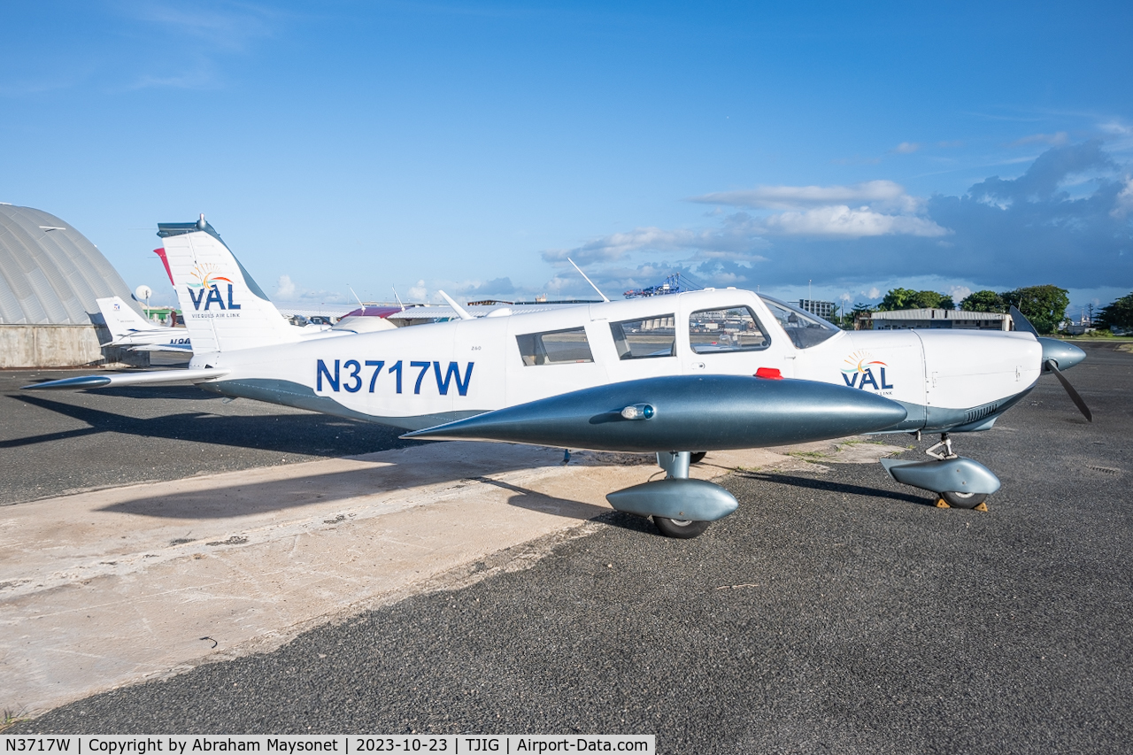 N3717W, 1966 Piper PA-32-260 Cherokee Six C/N 32-630, New on the fleet of airline Vieques Air Link