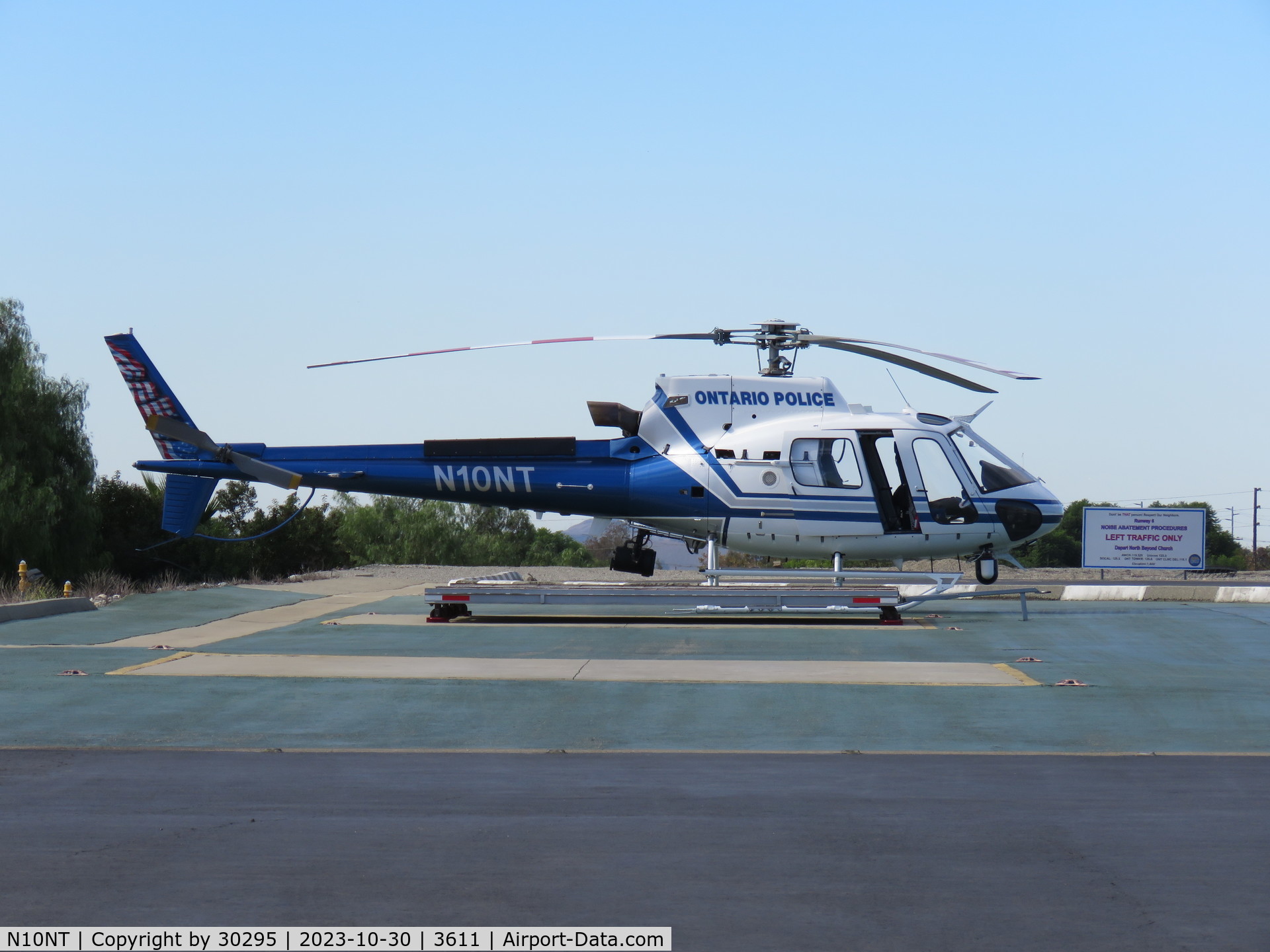 N10NT, 2014 Airbus Helicopters AS-350B-3 Ecureuil C/N 7856, Parked on dolly, waiting to go
