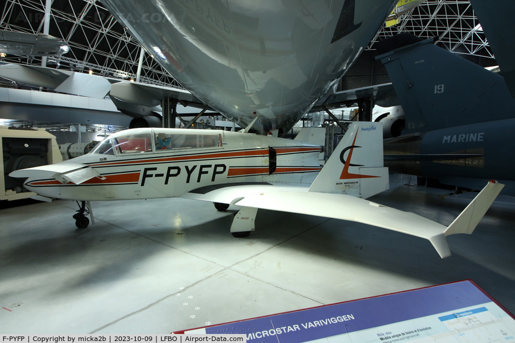 F-PYFP, 1979 Rutan VariViggen SP (Microstar) C/N 072, Preserved