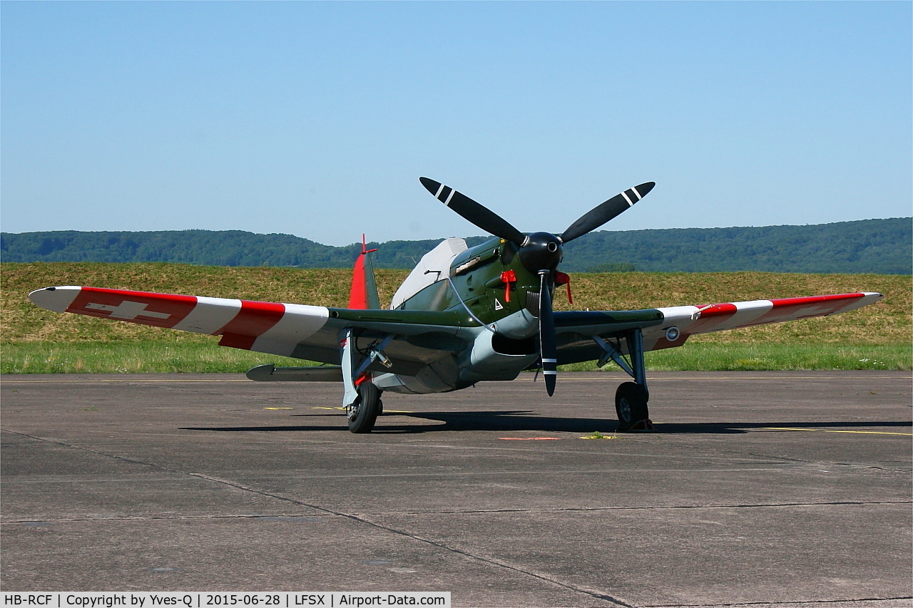 HB-RCF, 1942 Morane-Saulnier D-3801 (MS-412) C/N 194, Morane-Saulnier D-3801, Flight line, Luxeuil-Saint Sauveur Air Base 116 (LFSX)