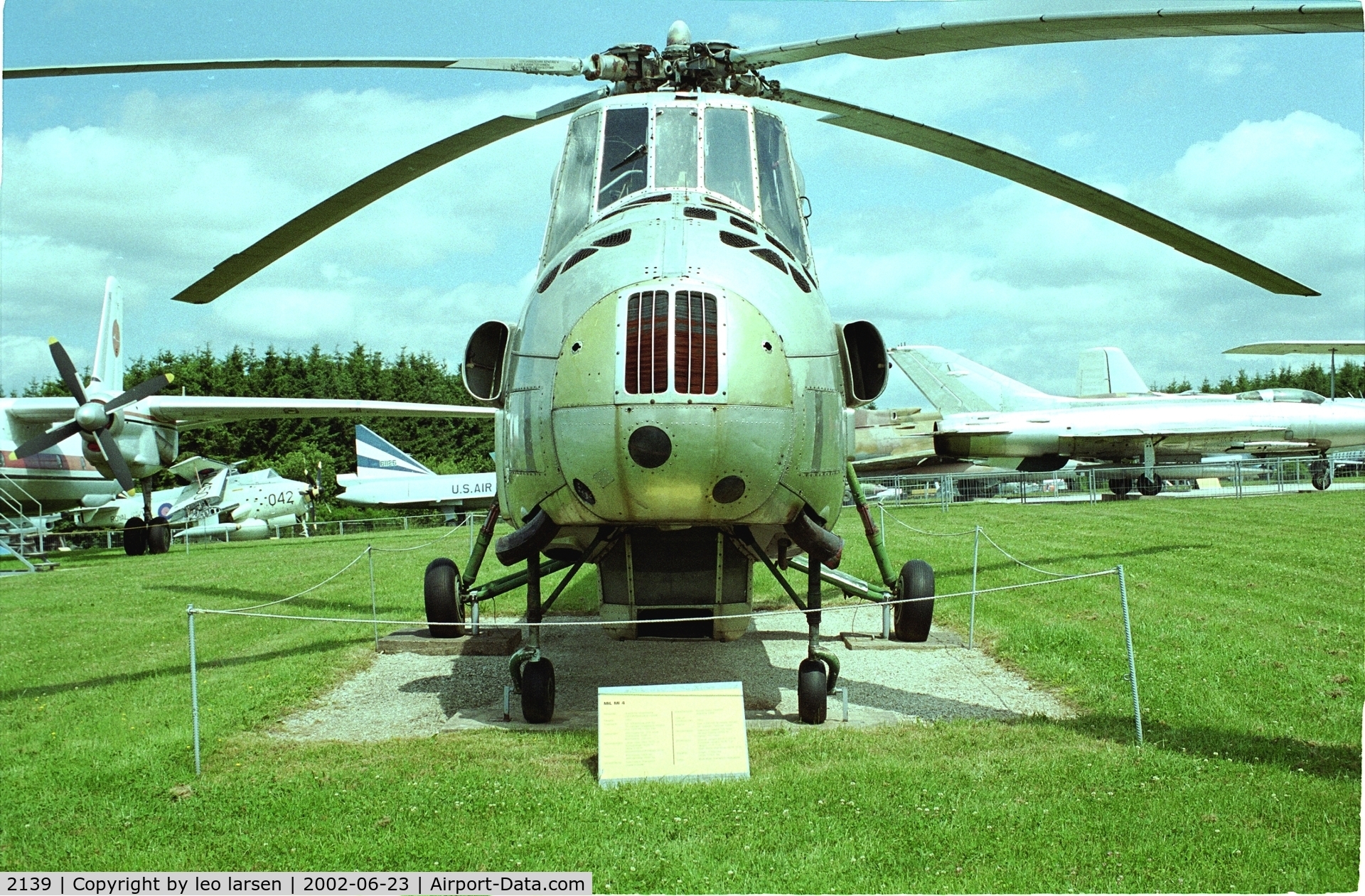 2139, 1963 MIL Mi-4 Hound C/N 02 139, Hermeskeil 23.6.2002