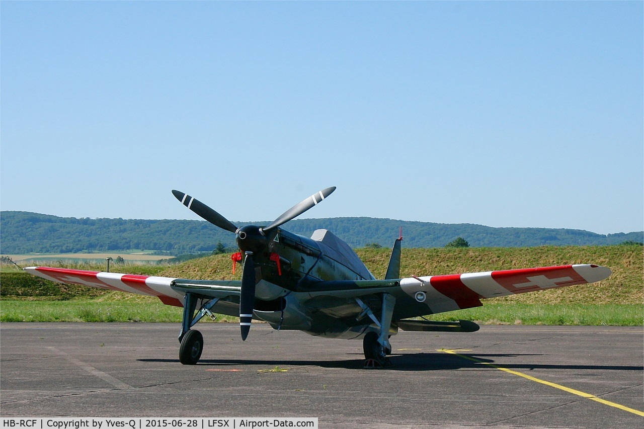 HB-RCF, 1942 Morane-Saulnier D-3801 (MS-412) C/N 194, Morane-Saulnier D-3801, Flight line, Luxeuil-Saint Sauveur Air Base 116 (LFSX)