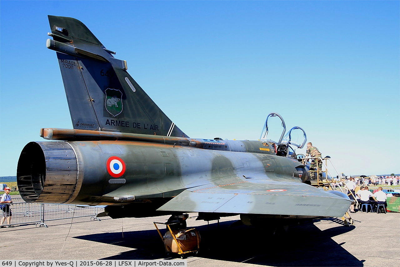 649, Dassault Mirage 2000D C/N 465, Dassault Mirage 2000D (133-XY), Static display, Luxeuil-St Sauveur Air Base 116 (LFSX)