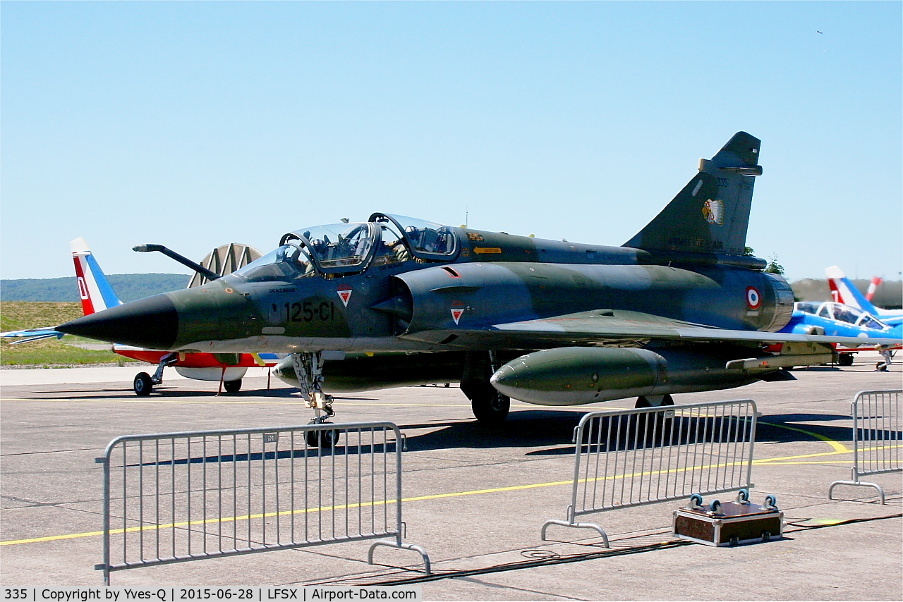 335, Dassault Mirage 2000N C/N 261, Dassault Mirage 2000N (125-CI), Taxiing, Luxeuil-St Sauveur Air Base 116 (LFSX)