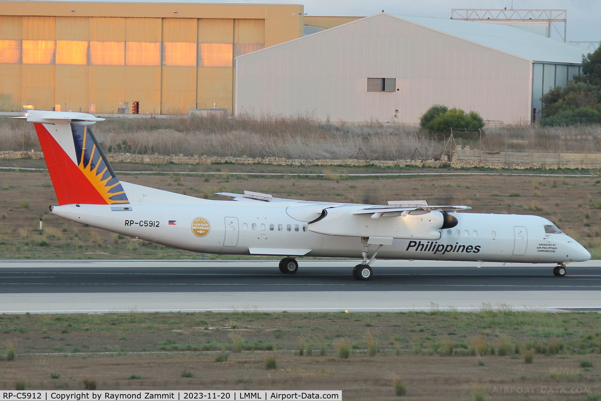 RP-C5912, 2018 Bombardier DHC-8-402 Dash 8 C/N 4588, Bombardier DHC-8-402 RP-C5912 Philippines Airlines