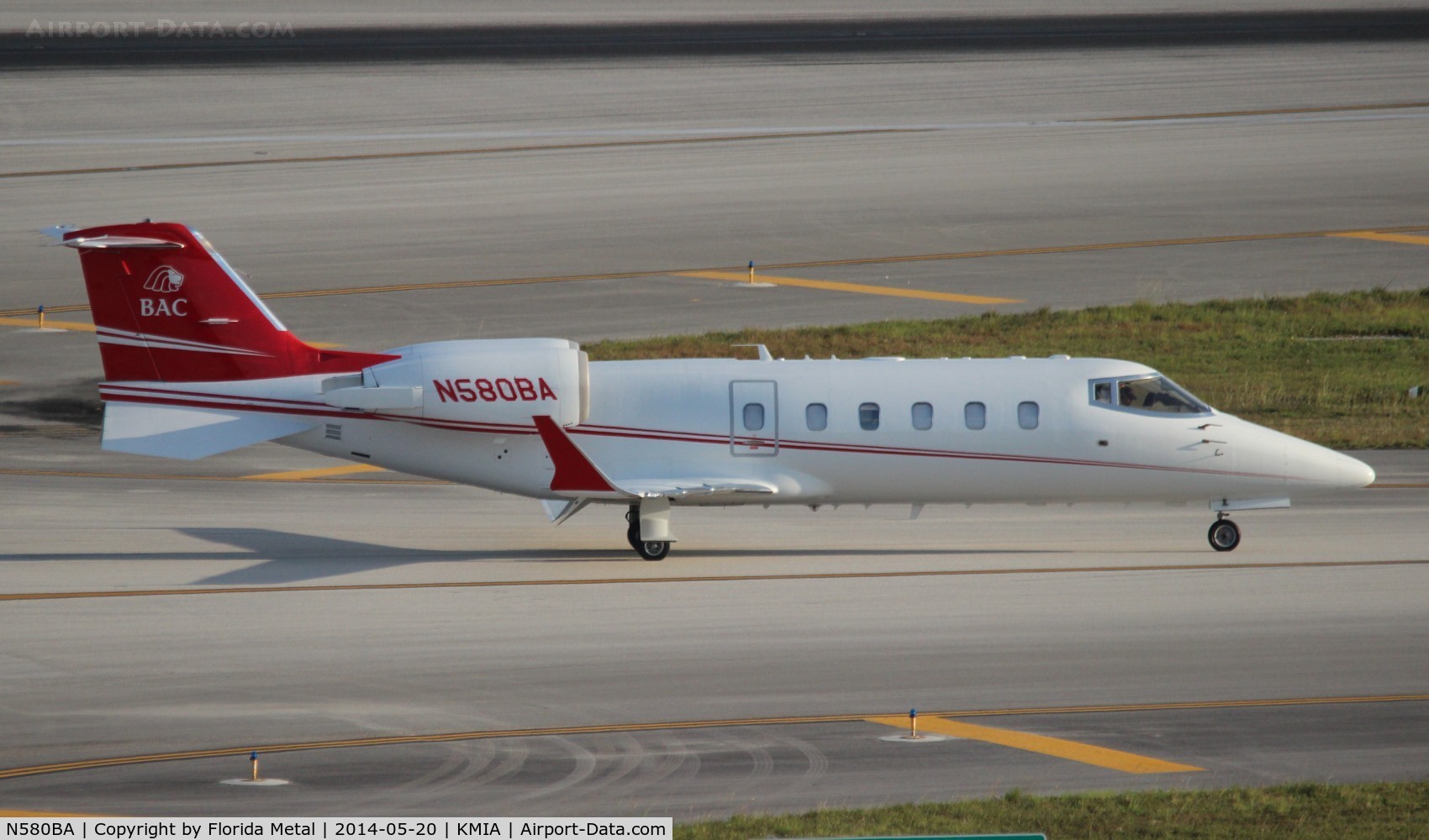 N580BA, Learjet Inc 60 C/N 292, Lear 60 zx