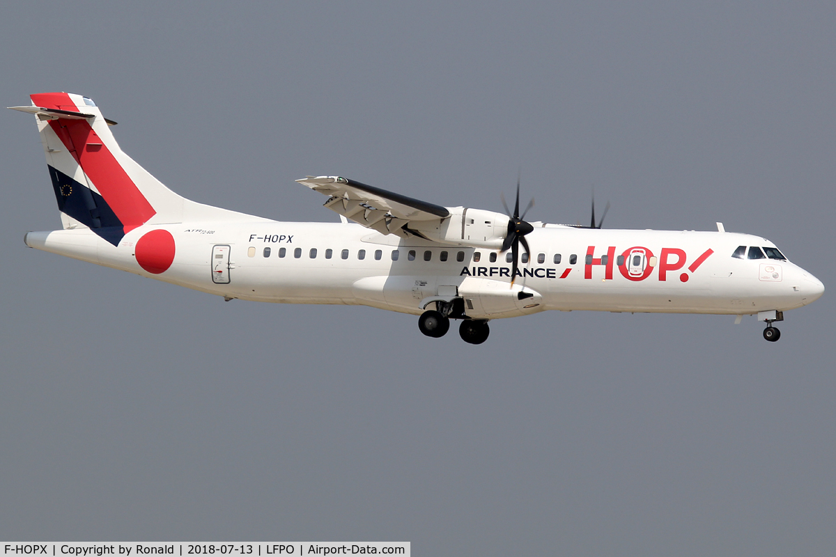 F-HOPX, 2015 ATR 72-600 (72-212A) C/N 1257, at orly