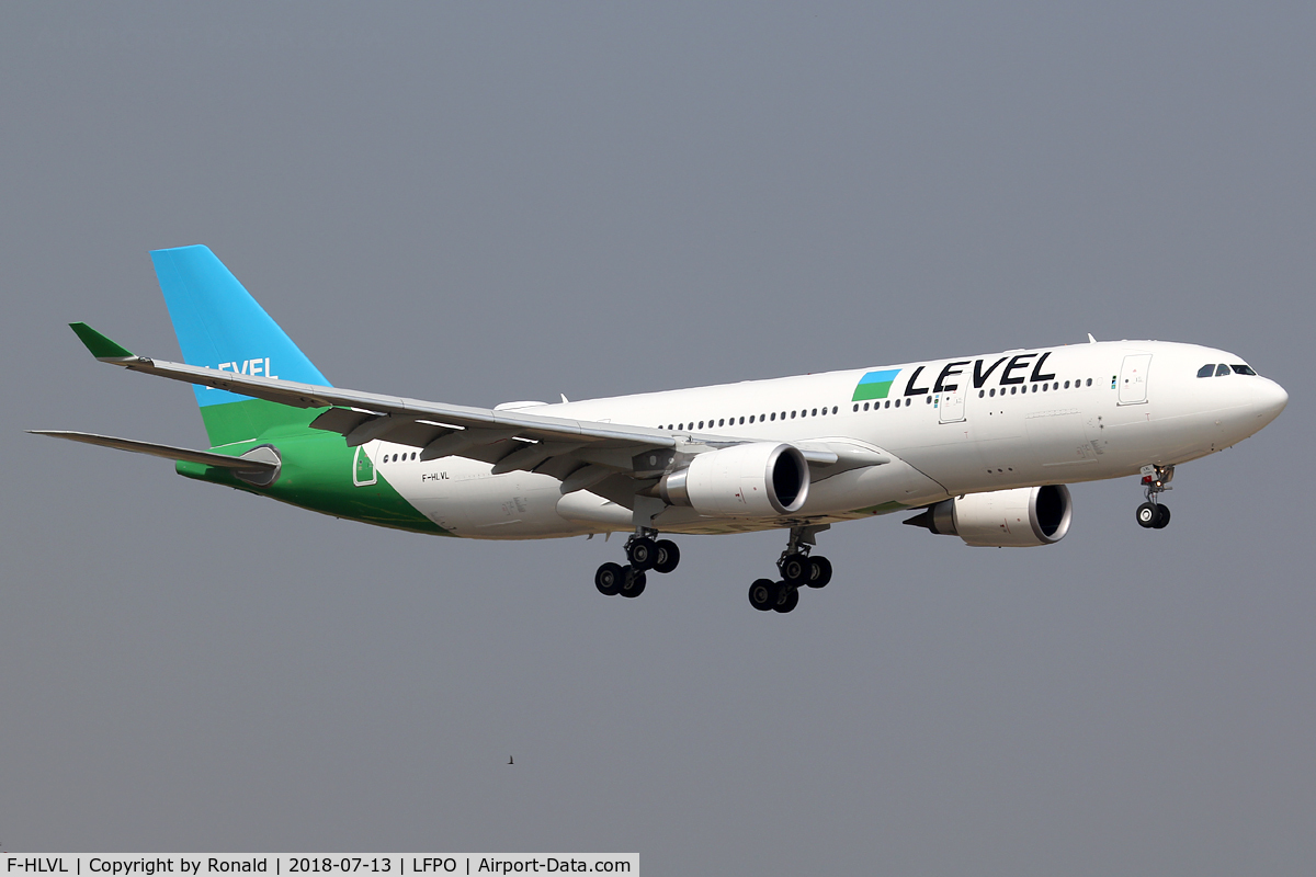 F-HLVL, 2018 Airbus A330-202 C/N 1864, at orly