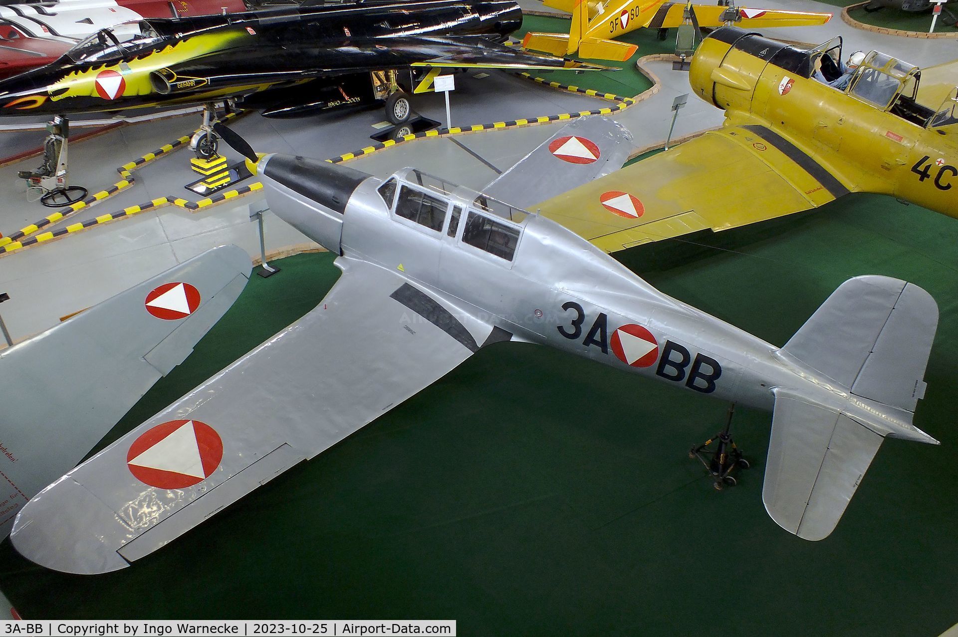 3A-BB, Fiat G.46-4B C/N 157, FIAT G.46-4B at the Militärluftfahrt-Museum (Museum of Austrian Military Aviation), Zeltweg