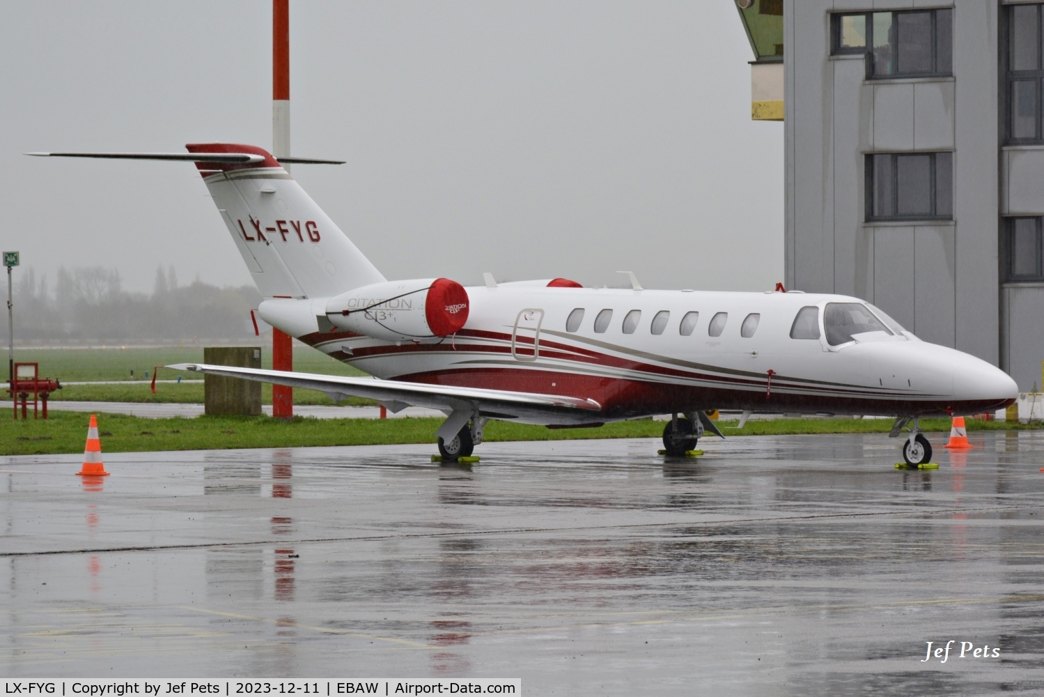 LX-FYG, 2023 Cessna 525B Citation CJ3+ C/N 525B-0701, At Antwerp Airport.