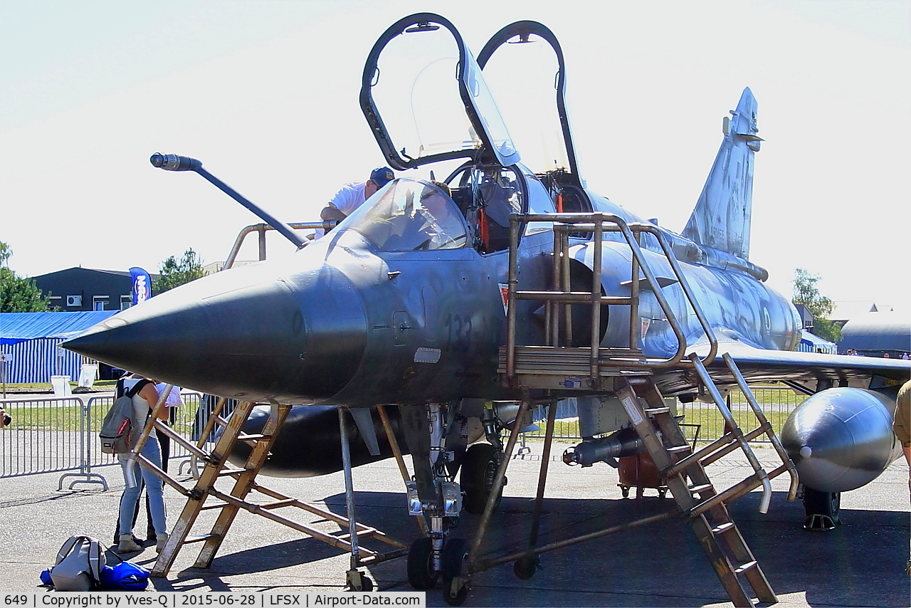649, Dassault Mirage 2000D C/N 465, Dassault Mirage 2000D (133-XY), Static display, Luxeuil-St Sauveur Air Base 116 (LFSX)