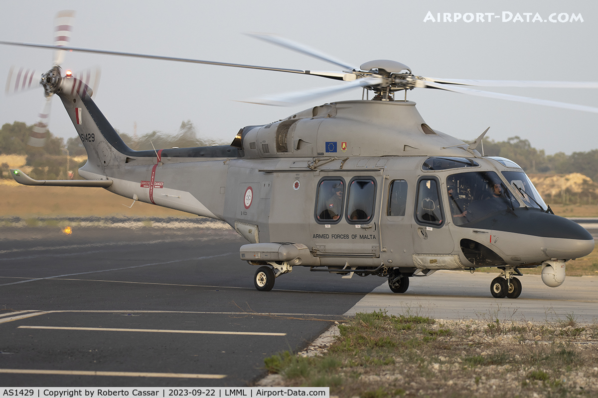 AS1429, AgustaWestland AW-139 C/N 31595, Malta International Airshow 2023